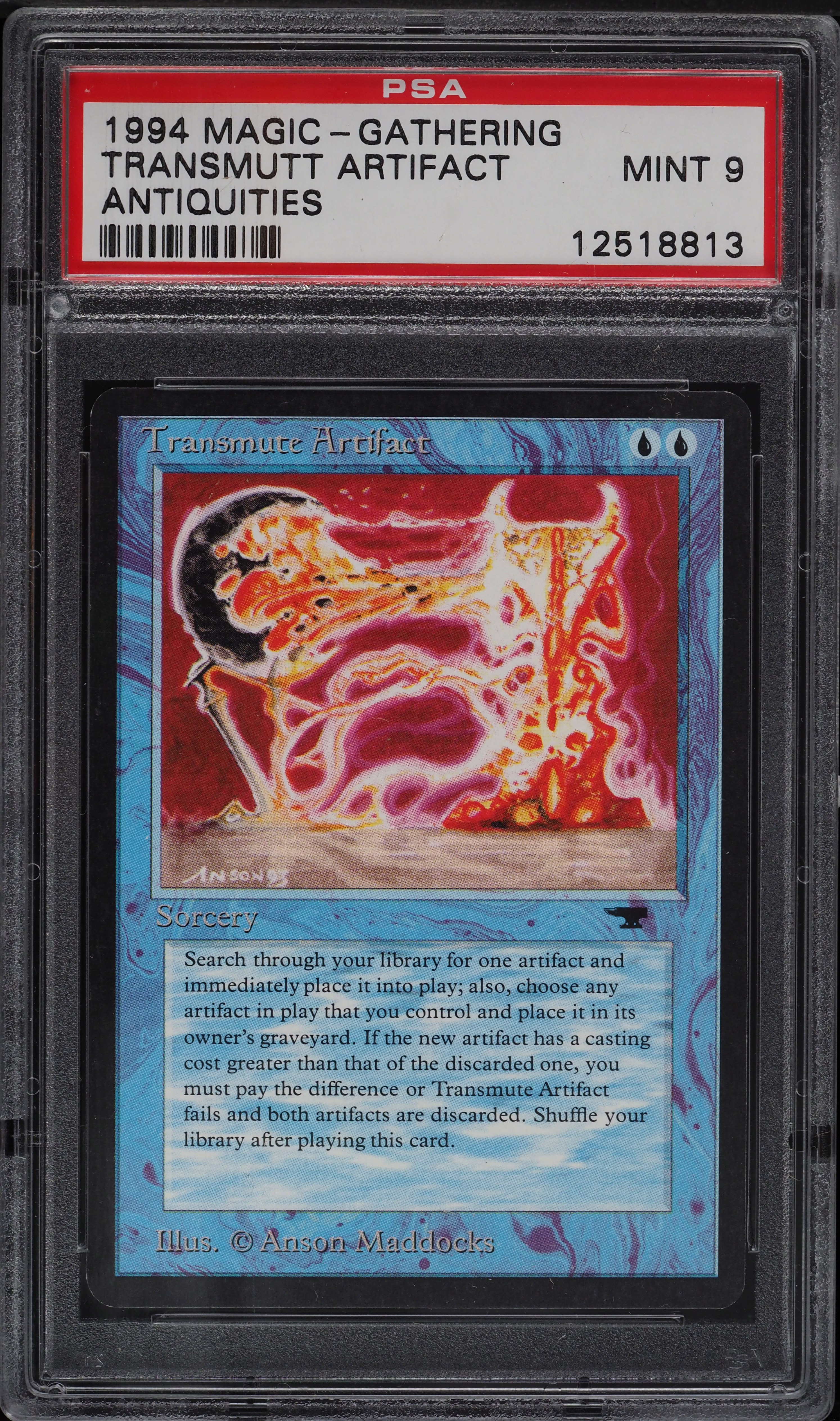 1994 Magic The Gathering MTG Antiquities Transmute Artifact U3 B