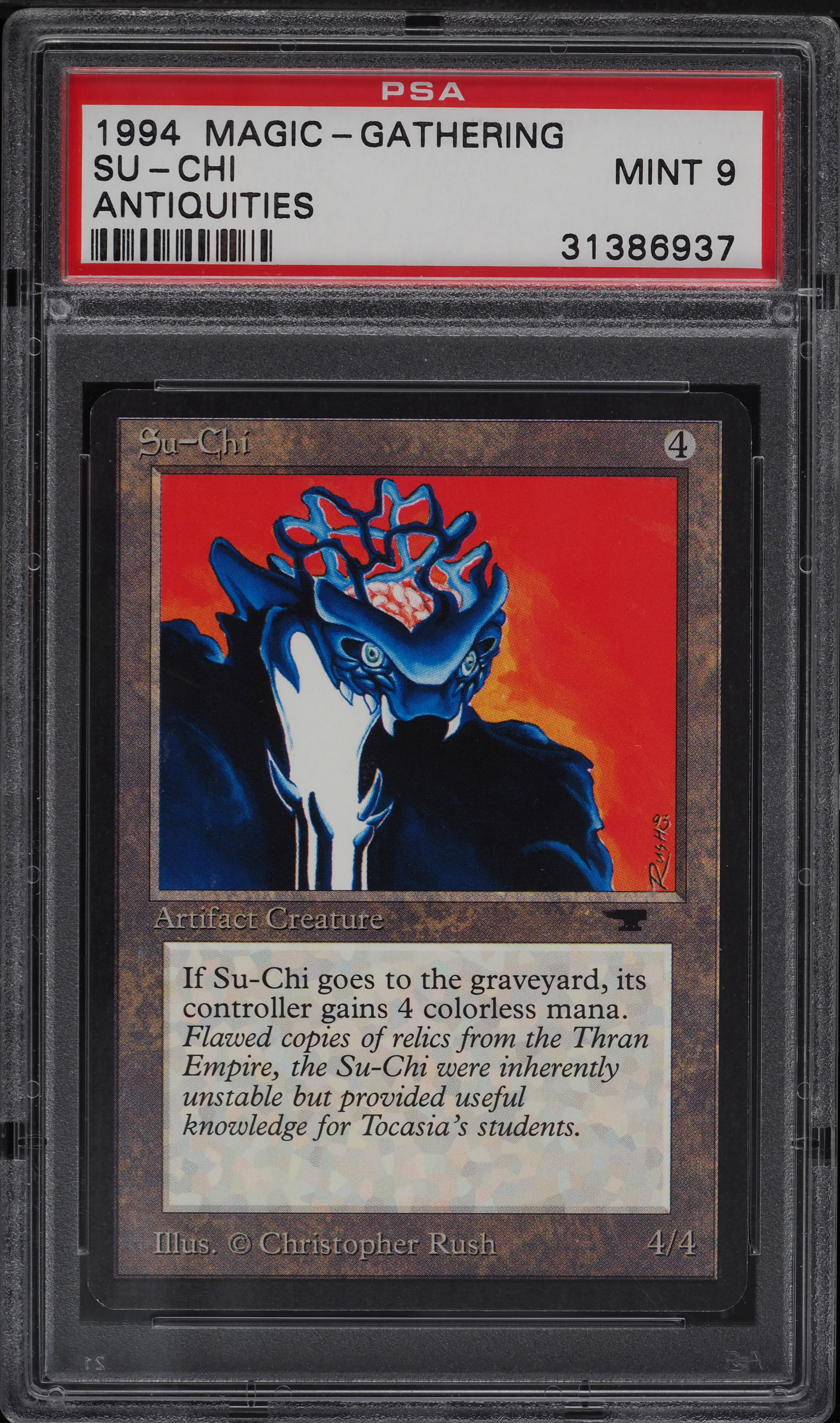 1994 Magic The Gathering MTG Antiquities Su-Chi PSA 9 MINT on