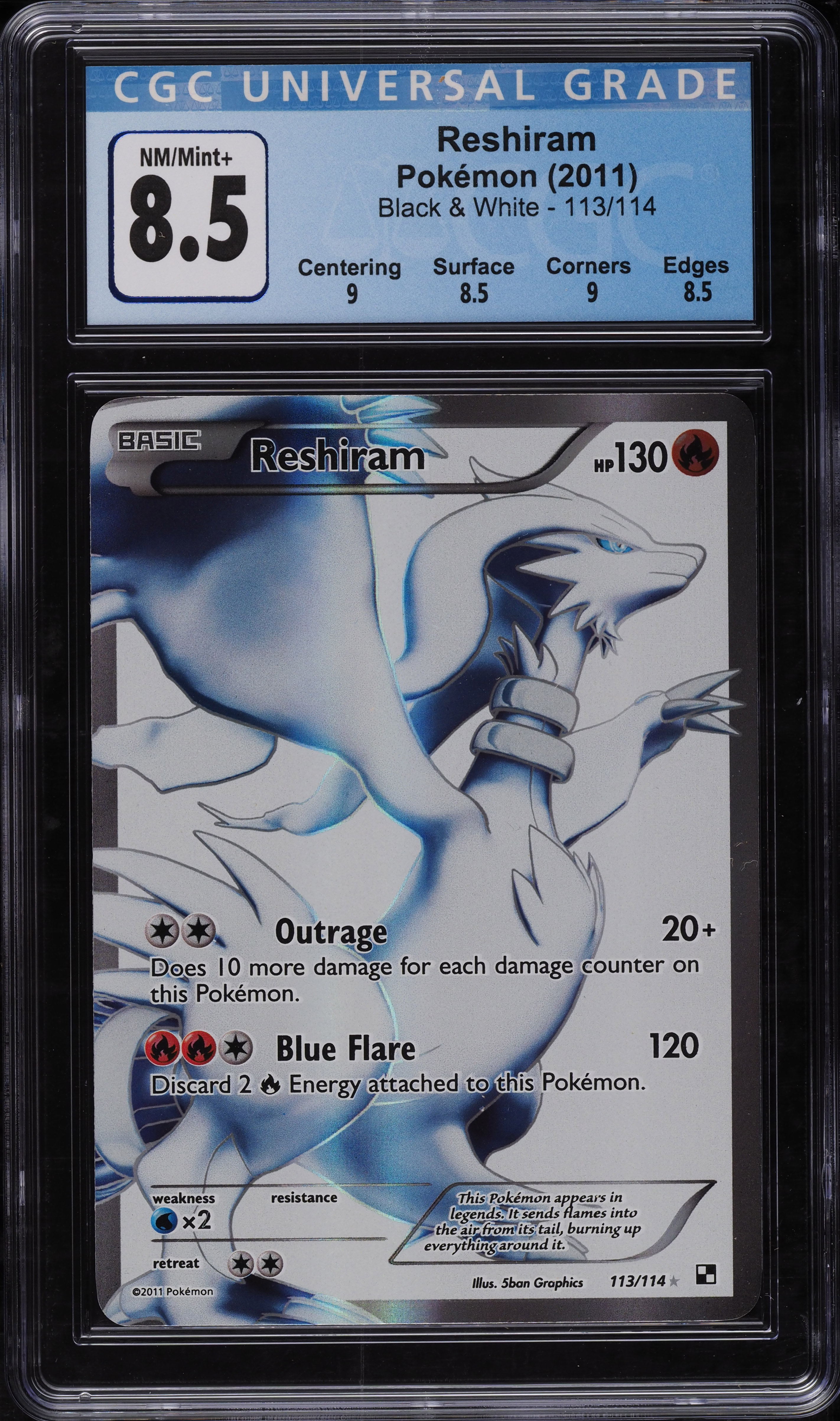 reshiram pokemon card 113 114 113/114 from the Japanese Pokmon TCG: Black & White expansion. It is the first main expansion from the BW Era of the Pokmon Card Game in Japan. Available on collectorstrader.com # Captured in a crystal 2021 Pokemon Celebrations Classic Collection