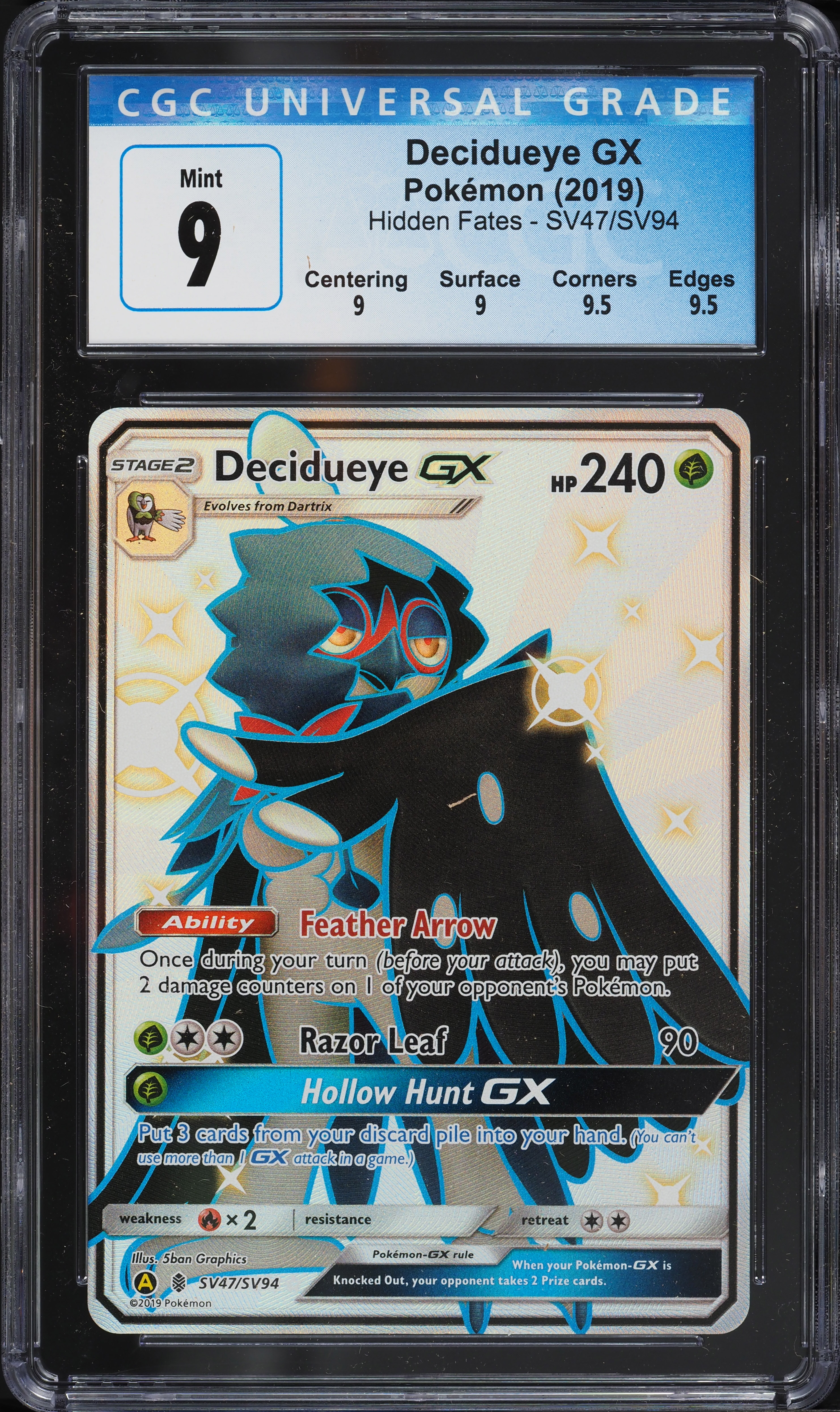 decidueye gx pokemon card price Pokémon Decidueye-GX - 146/145 - Secret Rare main image 0