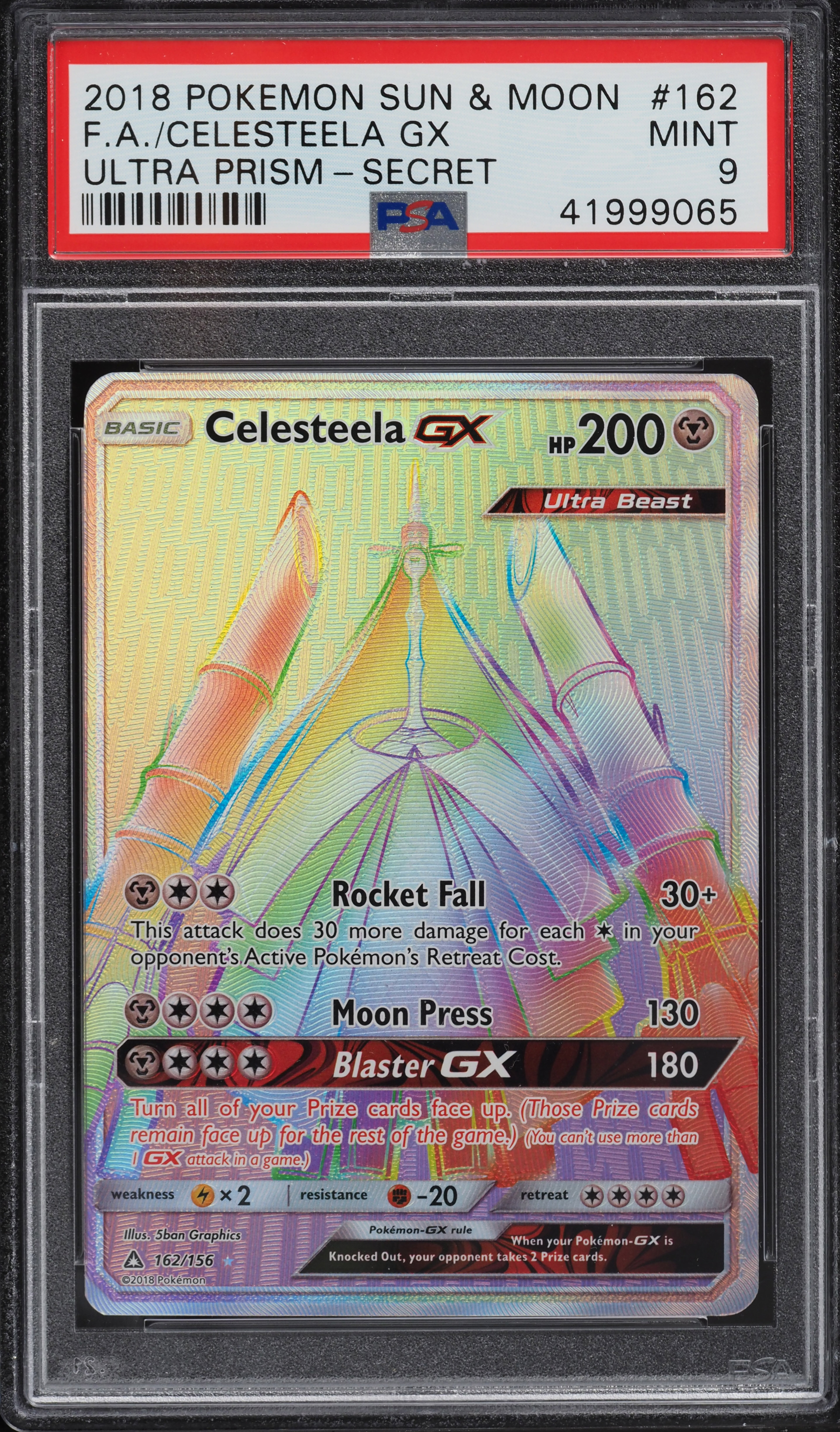 celesteela pokemon card price - GX - 208/214 - Full Art - Unbroken Bonds Colorless Moon Raker (160) If the total of both players remaining Prize cards is exactly 6 Celesteela GX (Secret Rare) -