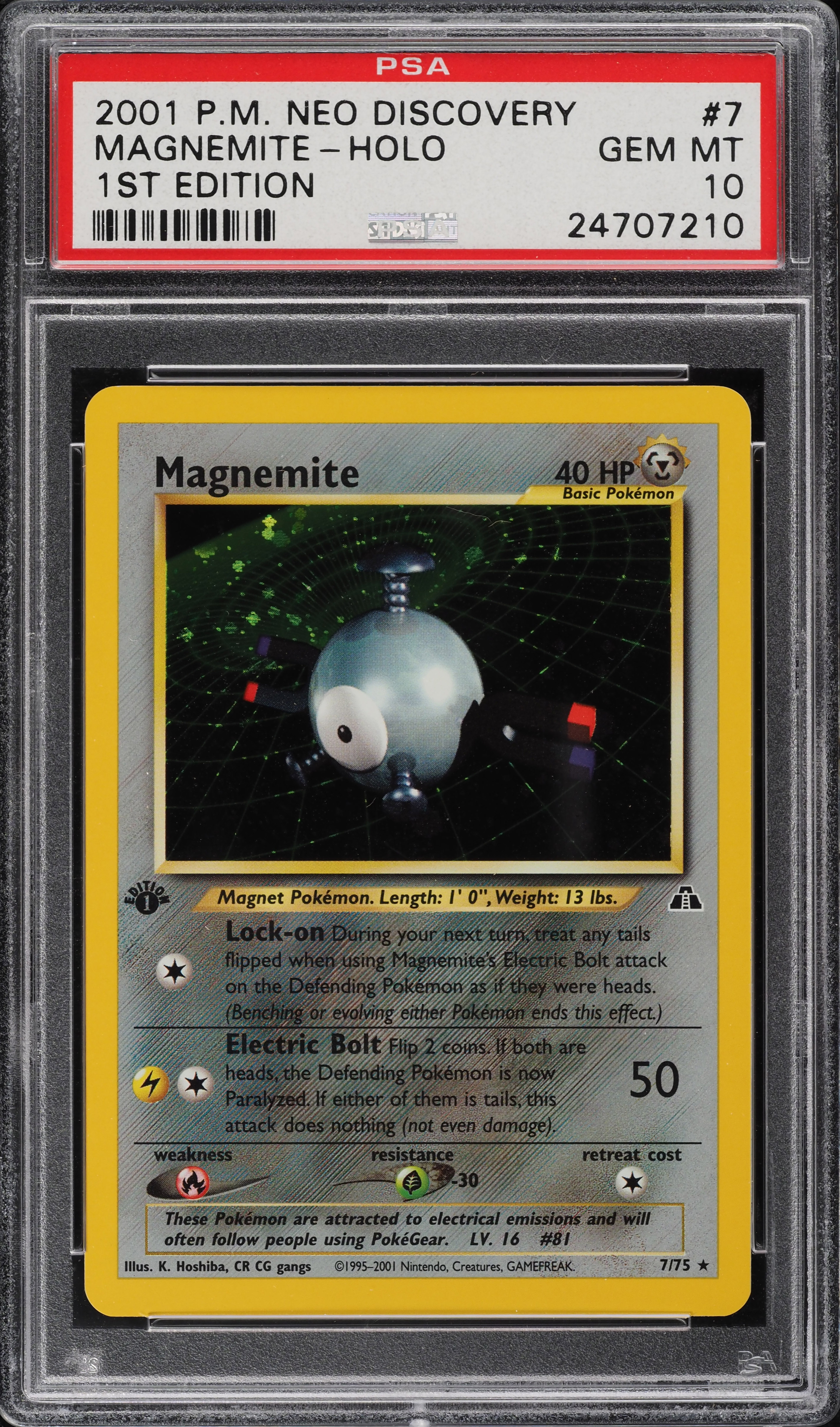 rare magnemite card Magnemite - Neo Discovery #7 Price & Value