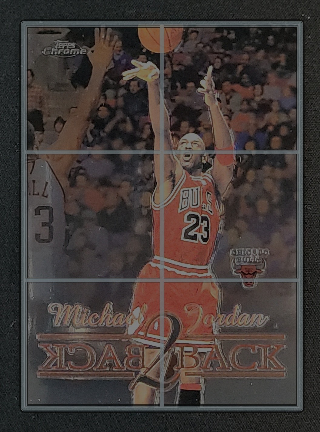 1998 Topps Chrome Back 2 Back Michael Jordan #B1 MBA AUTH on