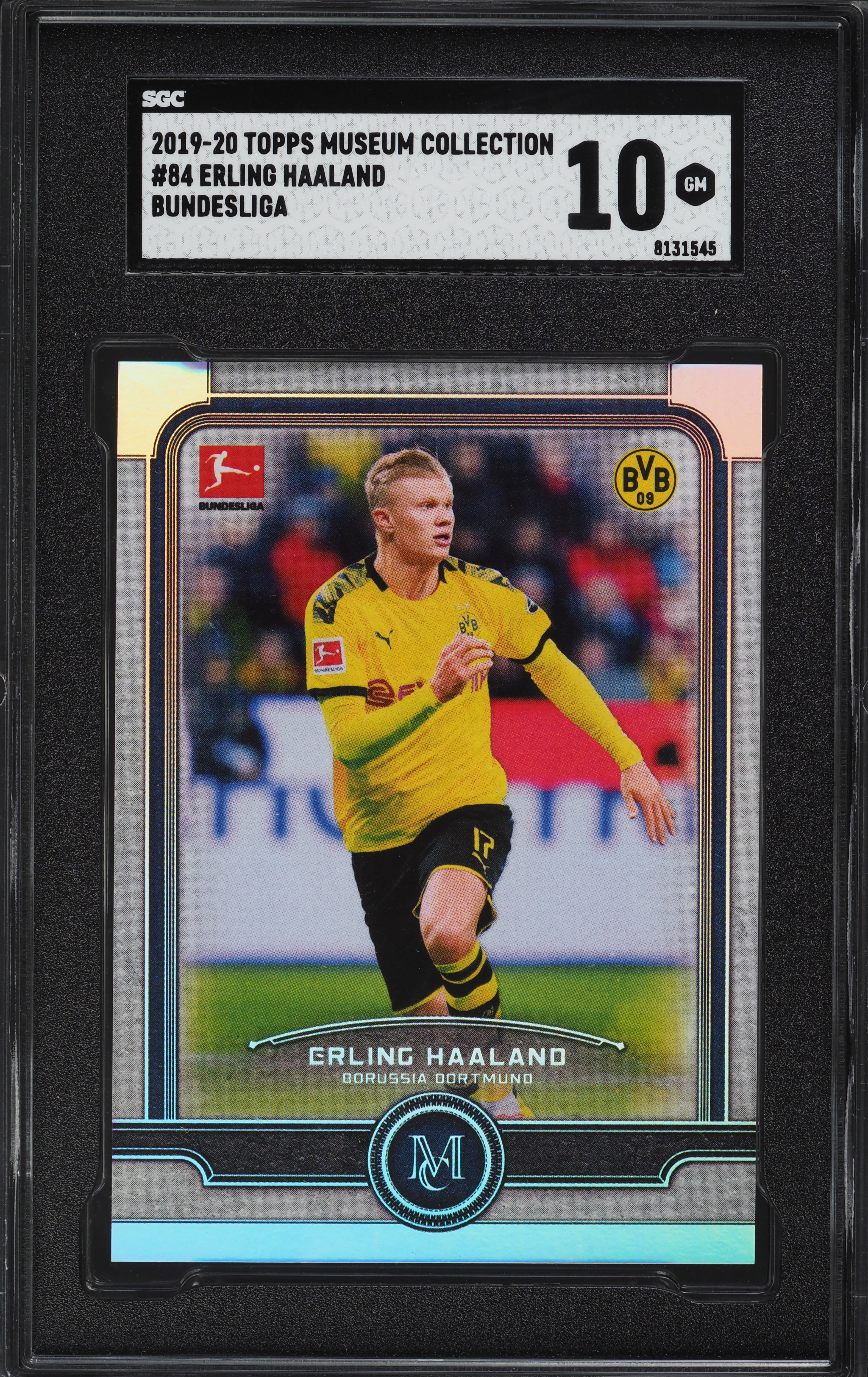 2019 Topps Museum Collection Bundesliga Erling Haaland ROOKIE #84