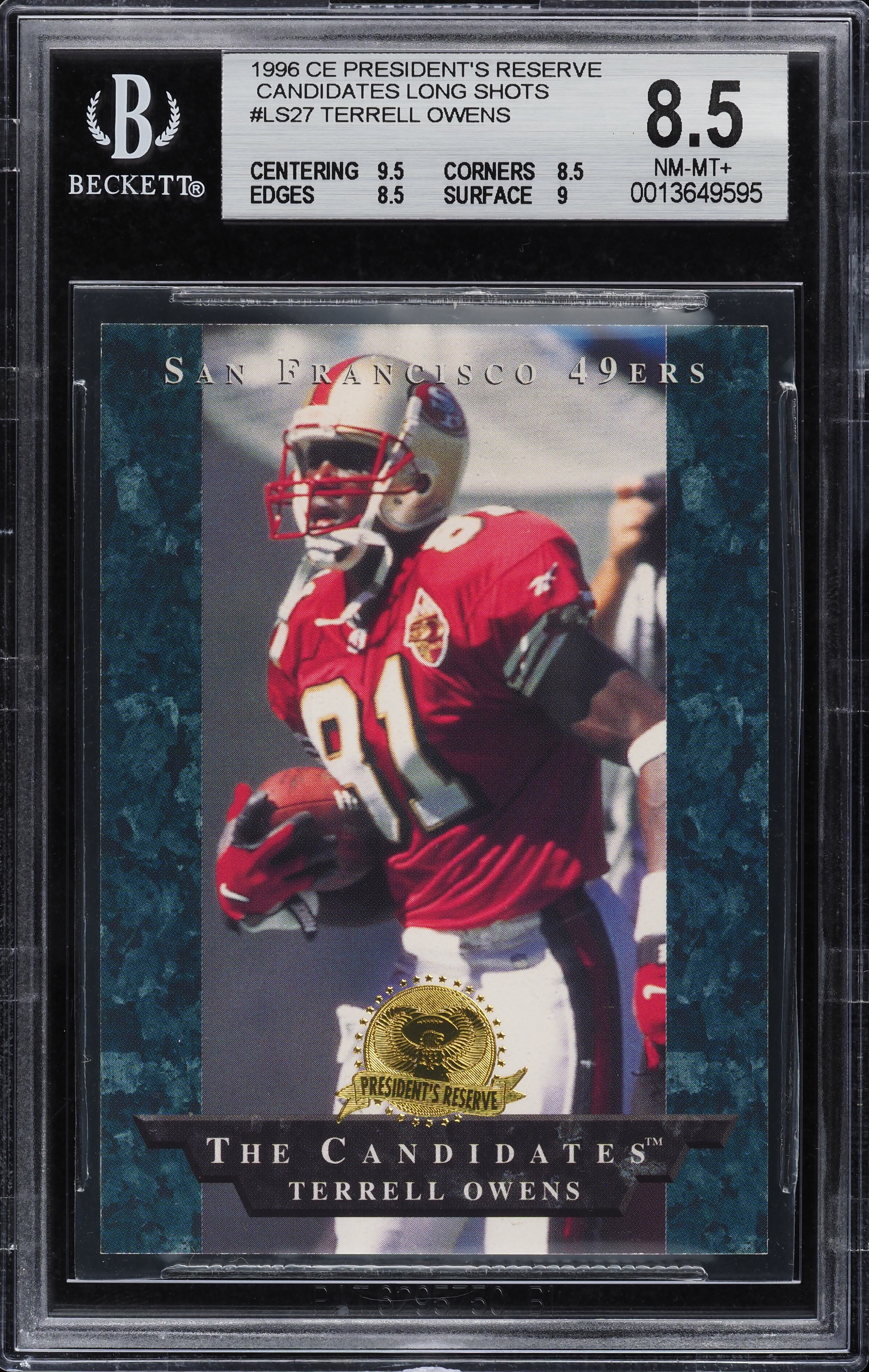 UpperDeck Terrell Owens NFL 1996 Rookie 1996 Upper Deck SP Rookie