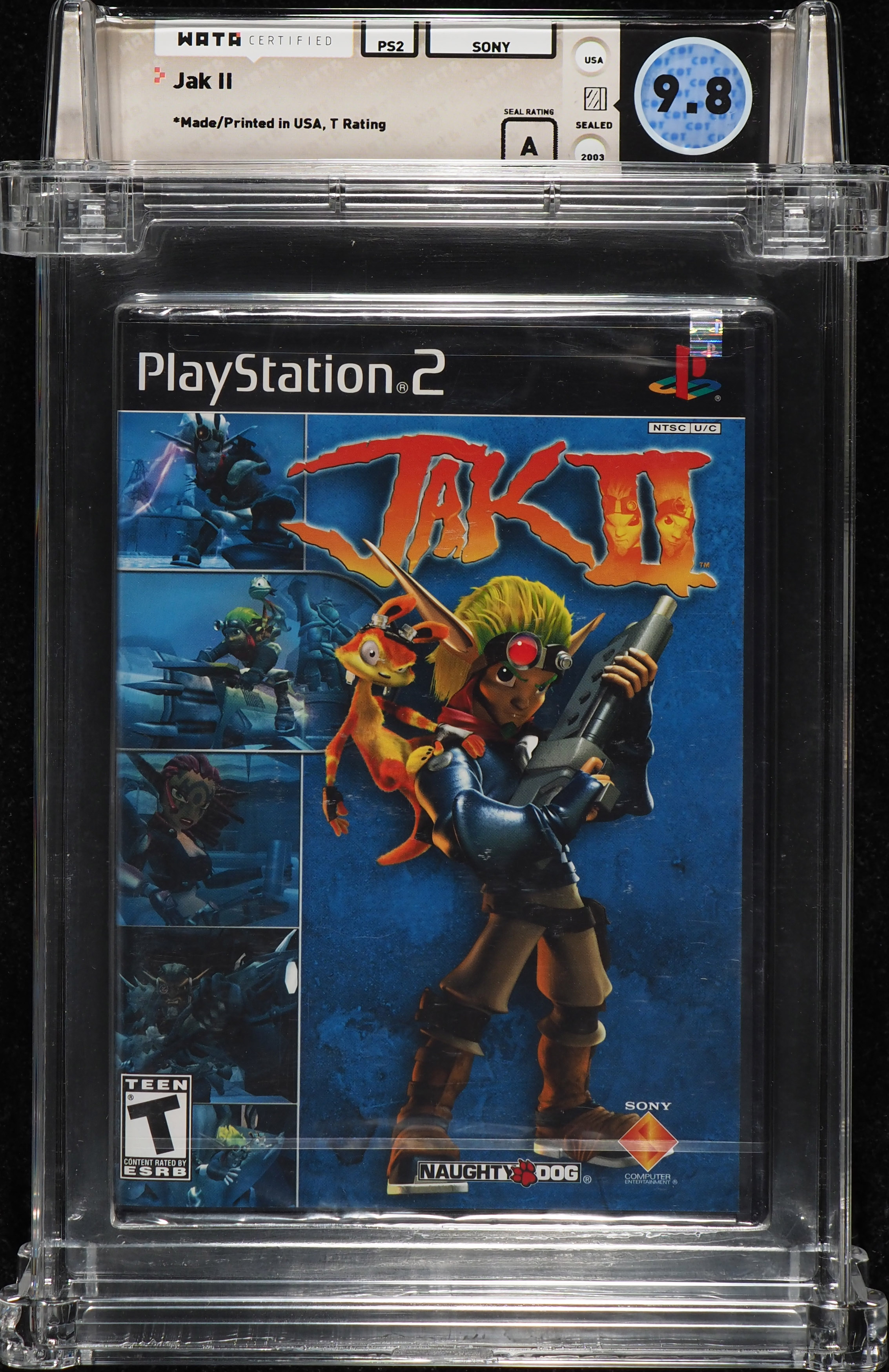 2003 Sony Playstation 2 PS2 Jak II WATA 9.8 A on Fanatics Collect
