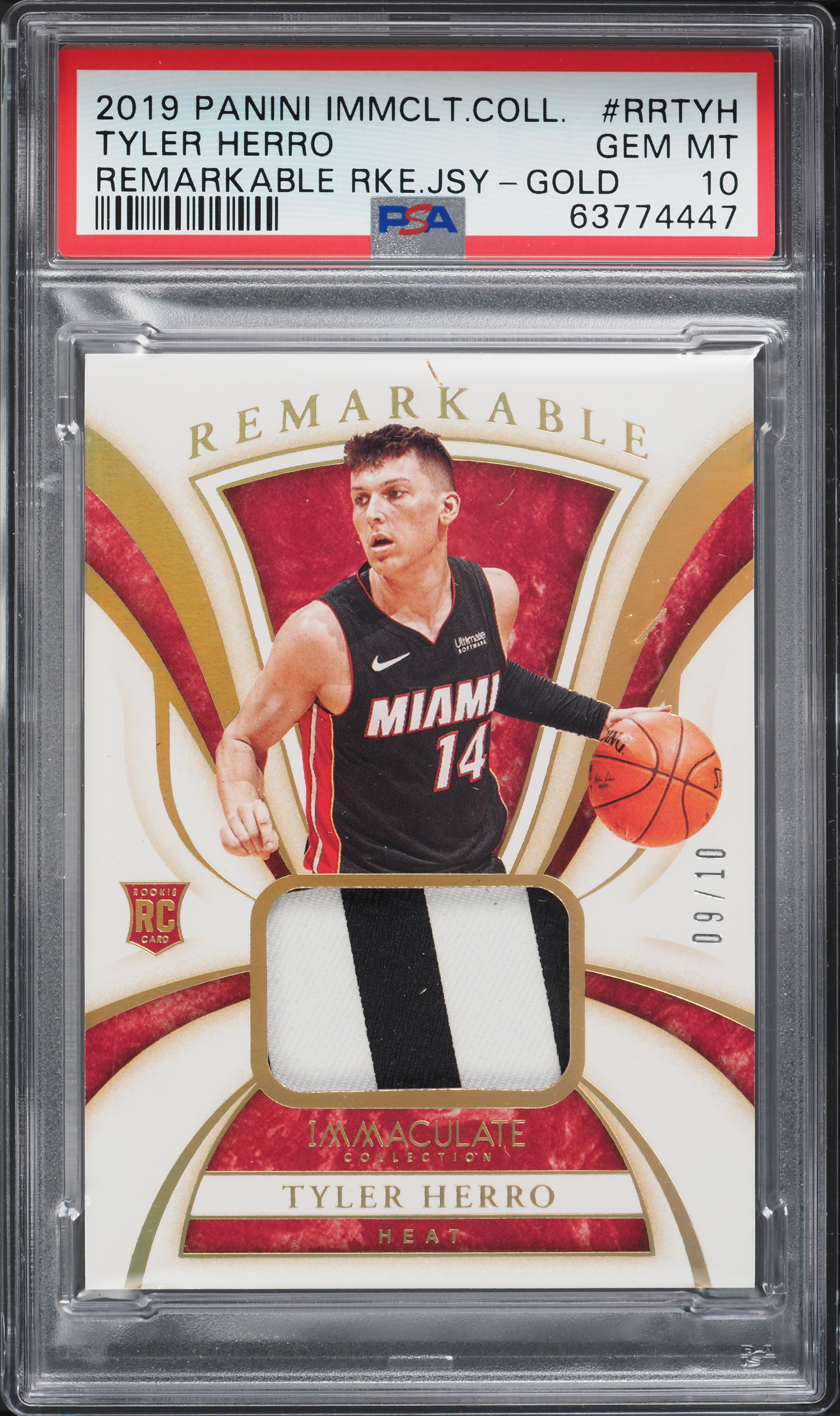 Tyler Herro DONRUSS GOLD PSA10 タイラー・ Tyler Herro DONRUSS GOLD PSA10 タイラー・ Tyler Herro DONRUSS GOLD