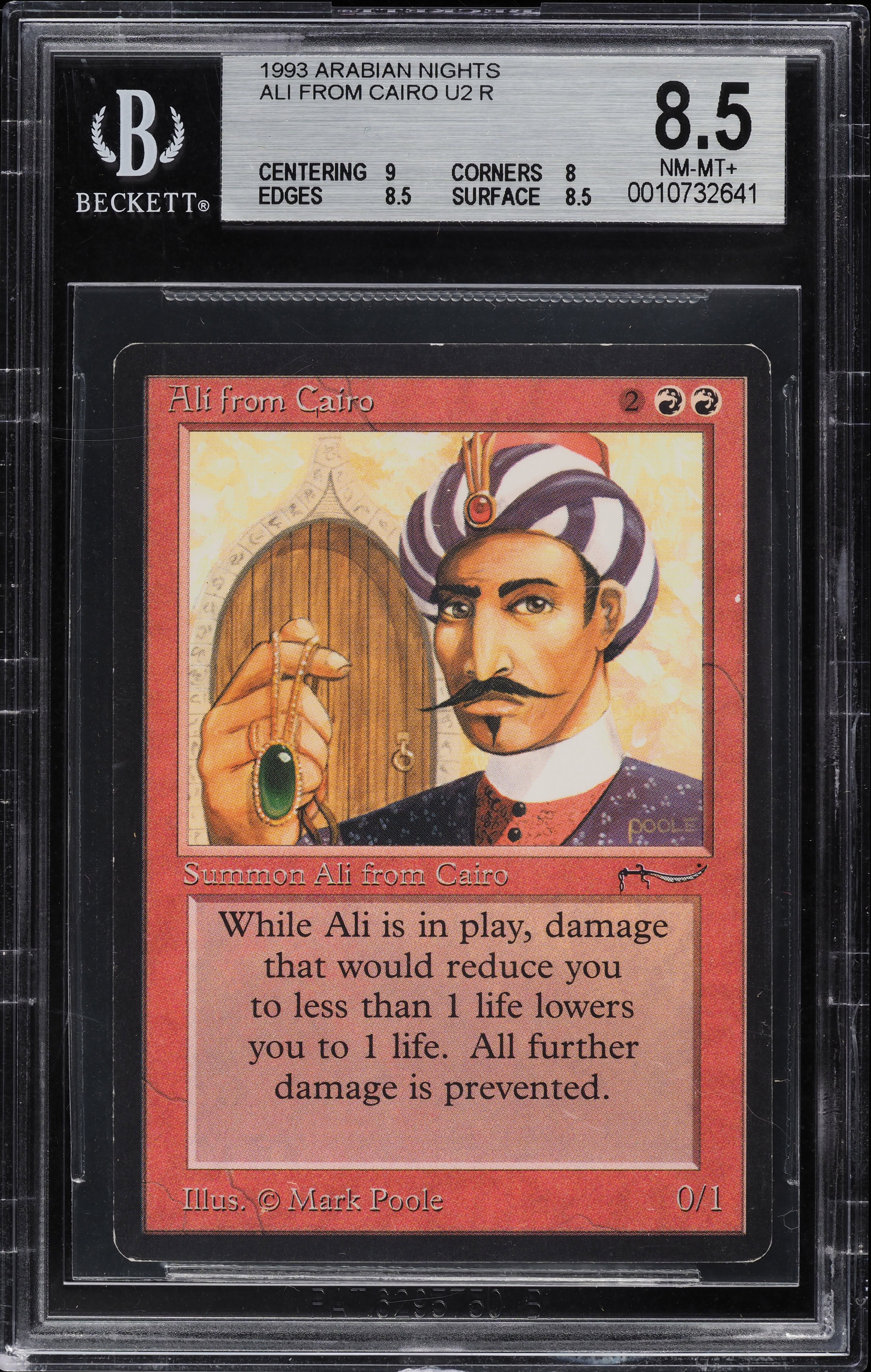 1993 Magic The Gathering MTG Arabian Nights Ali from Cairo U2 R