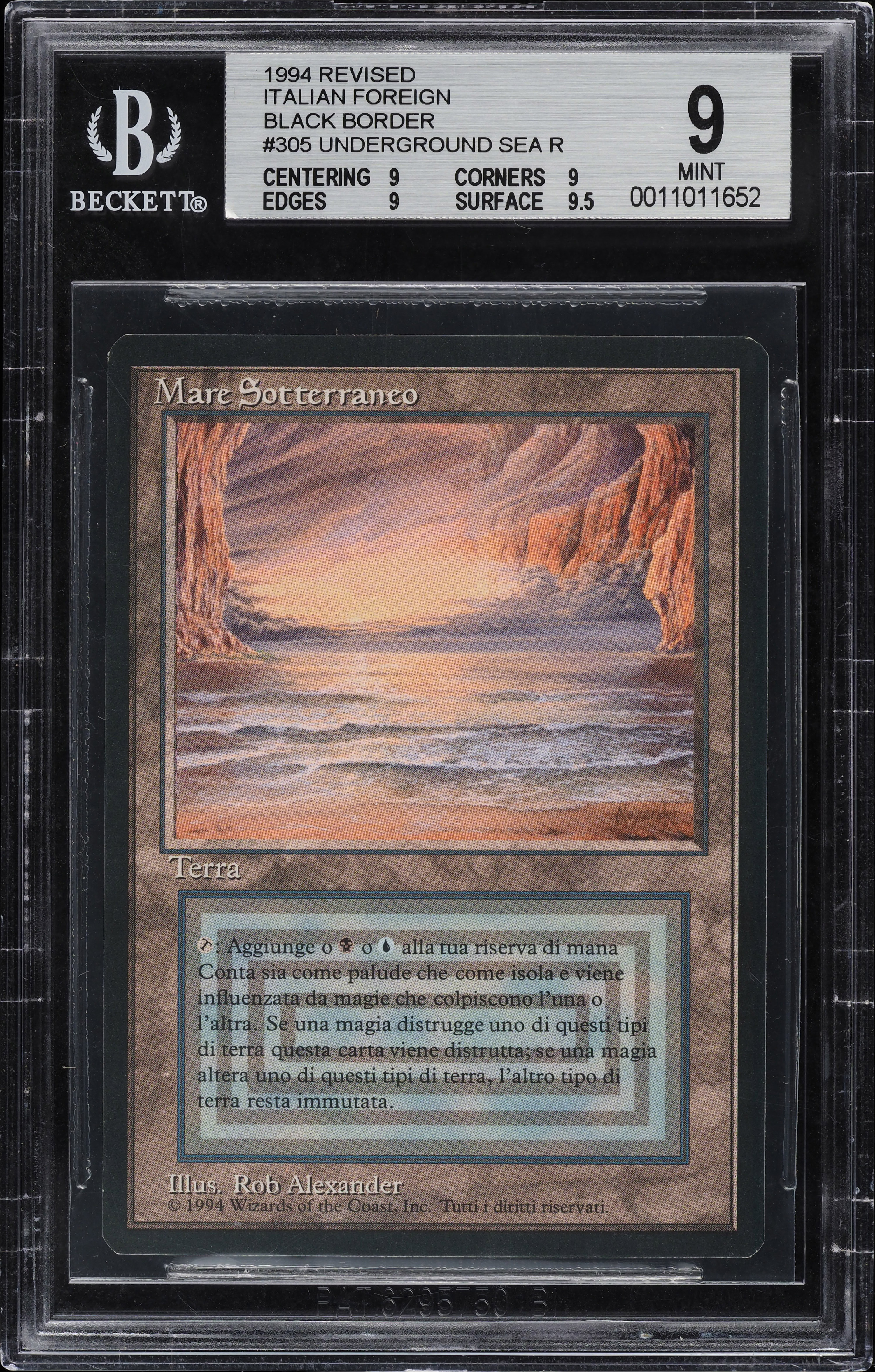 マジック：ザ・ギャザリング PSA 8 Underground Sea Revised Italian マジック：ザ・ギャザリング PSA 8 Underground Sea Revised Italian
