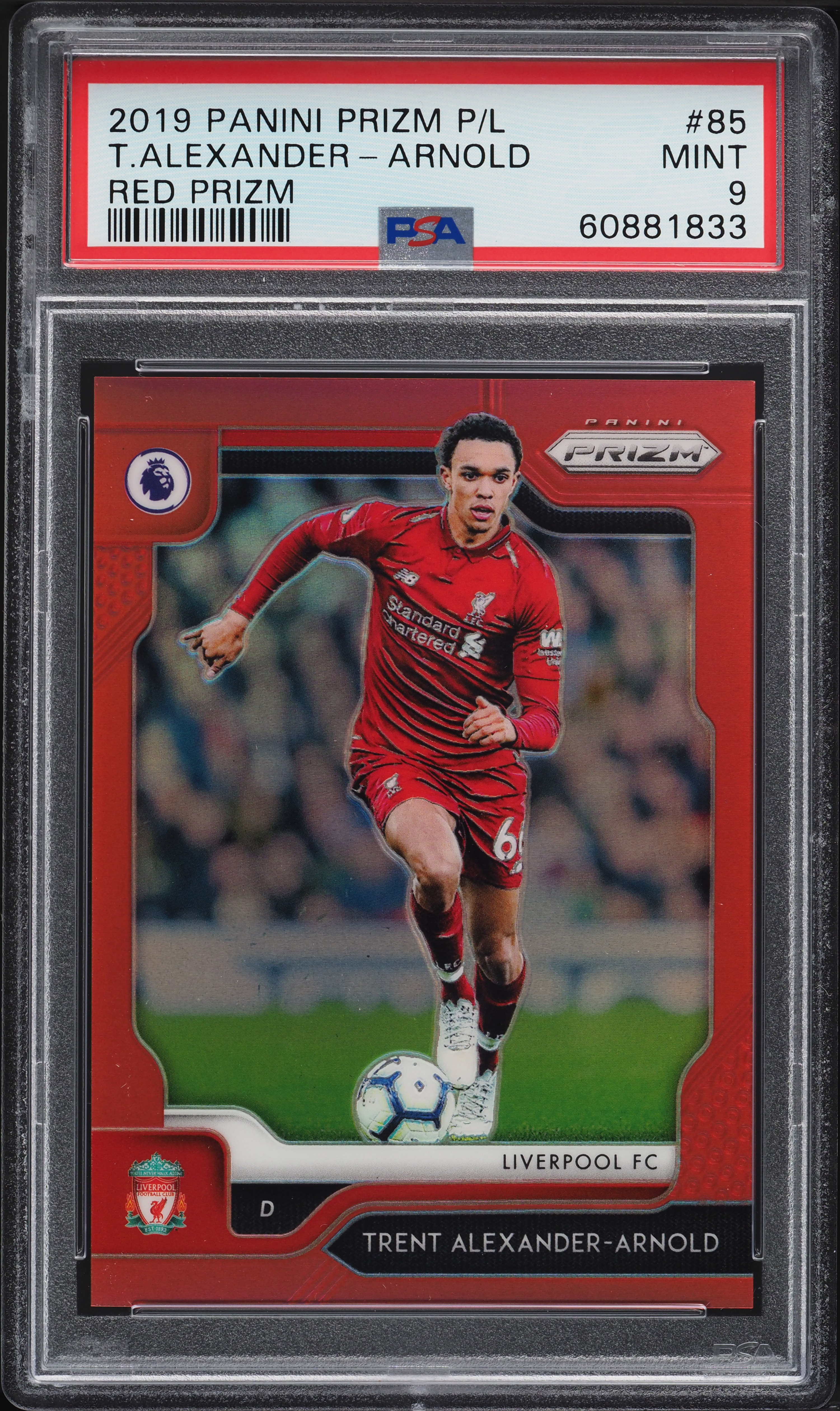 2019 Panini Prizm Premier League Red Trent Alexander-Arnold /149