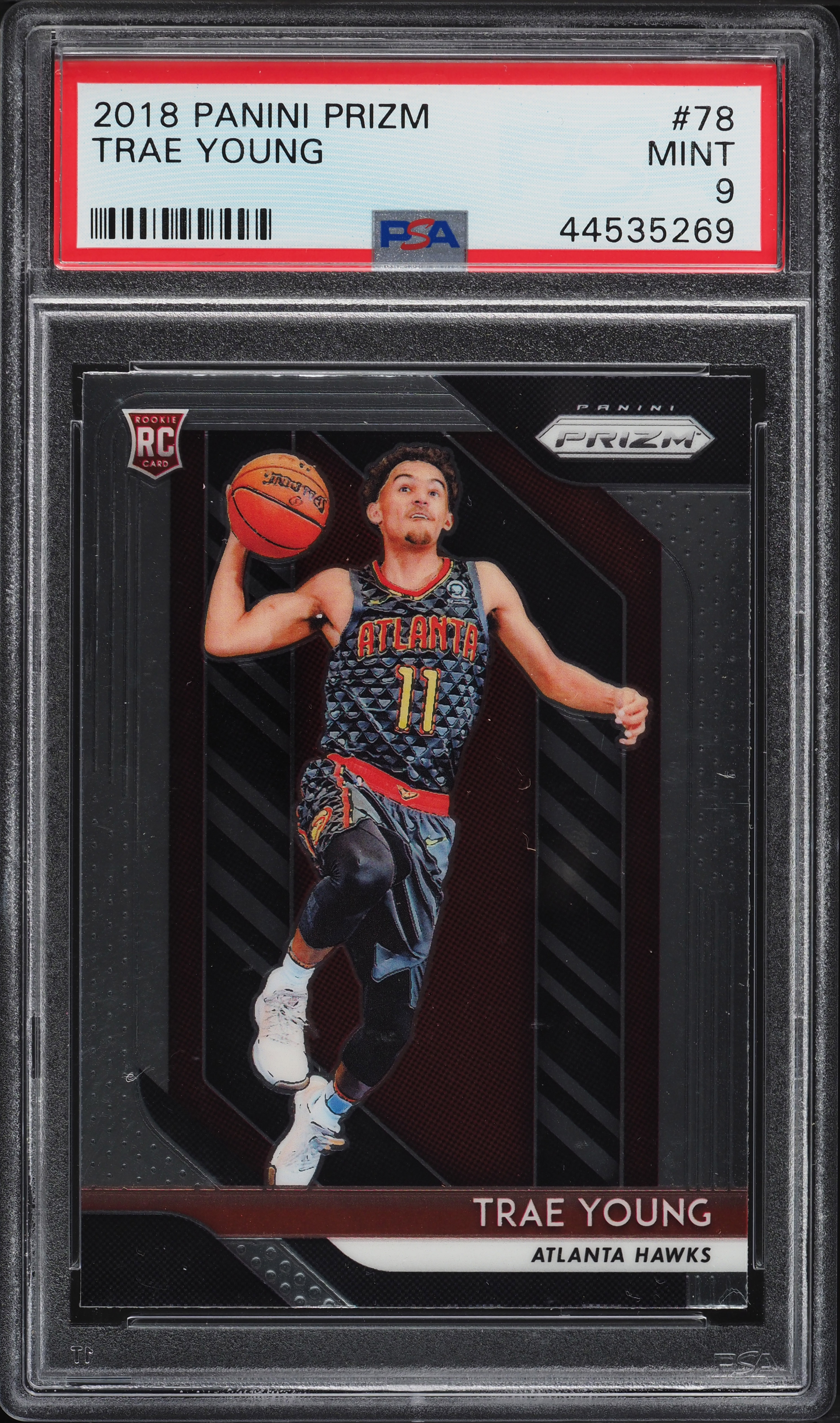 panini prizm hyper Trae Young RC 鑑定済！ 2018 Panini Prizm Trae Young ROOKIE #78 PSA 9 MINT on Fanatics Collect