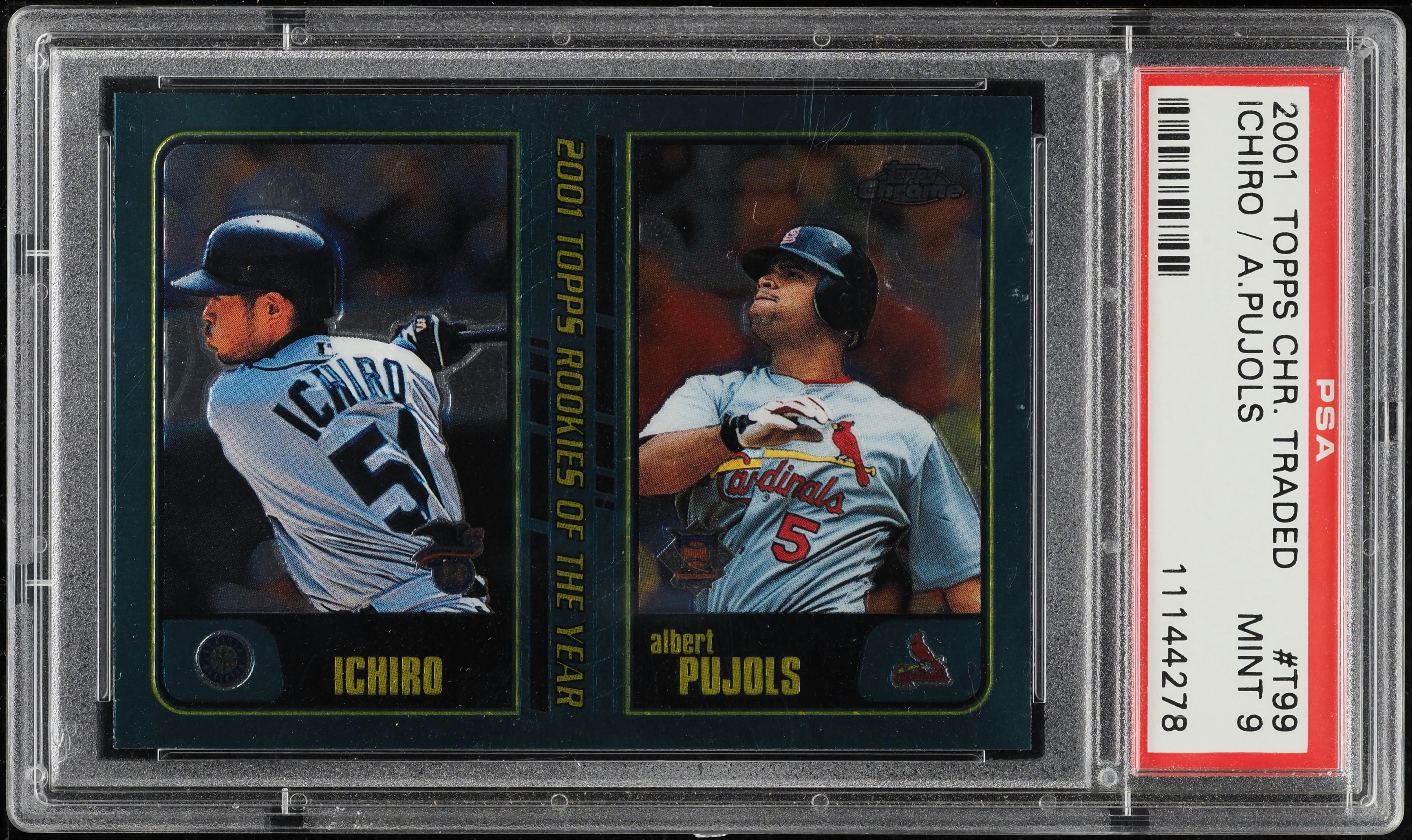 2001 Topps Traded Chrome イチロー/プーホールズ RC 【公式通販】