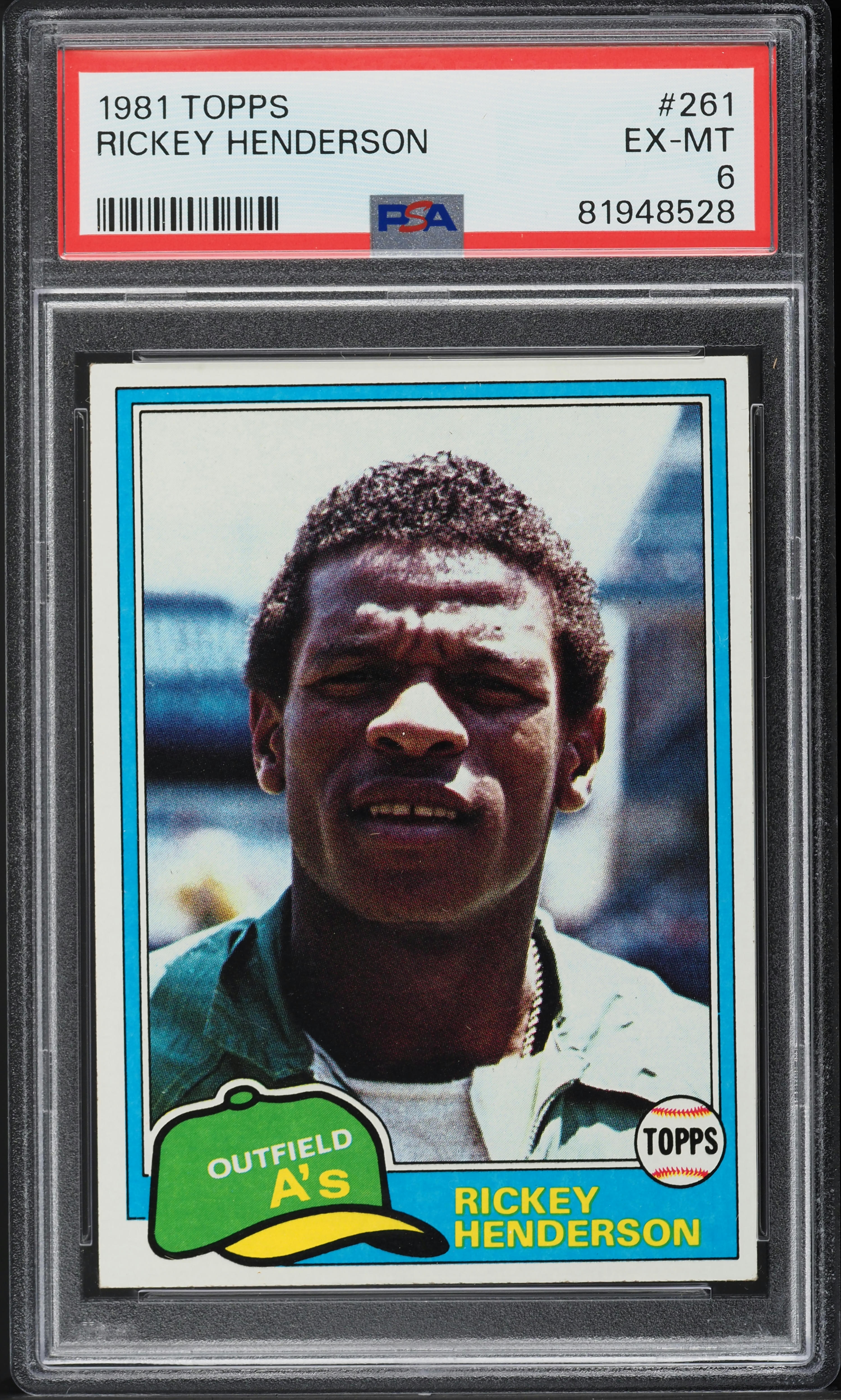 1981 Topps Rickey Henderson