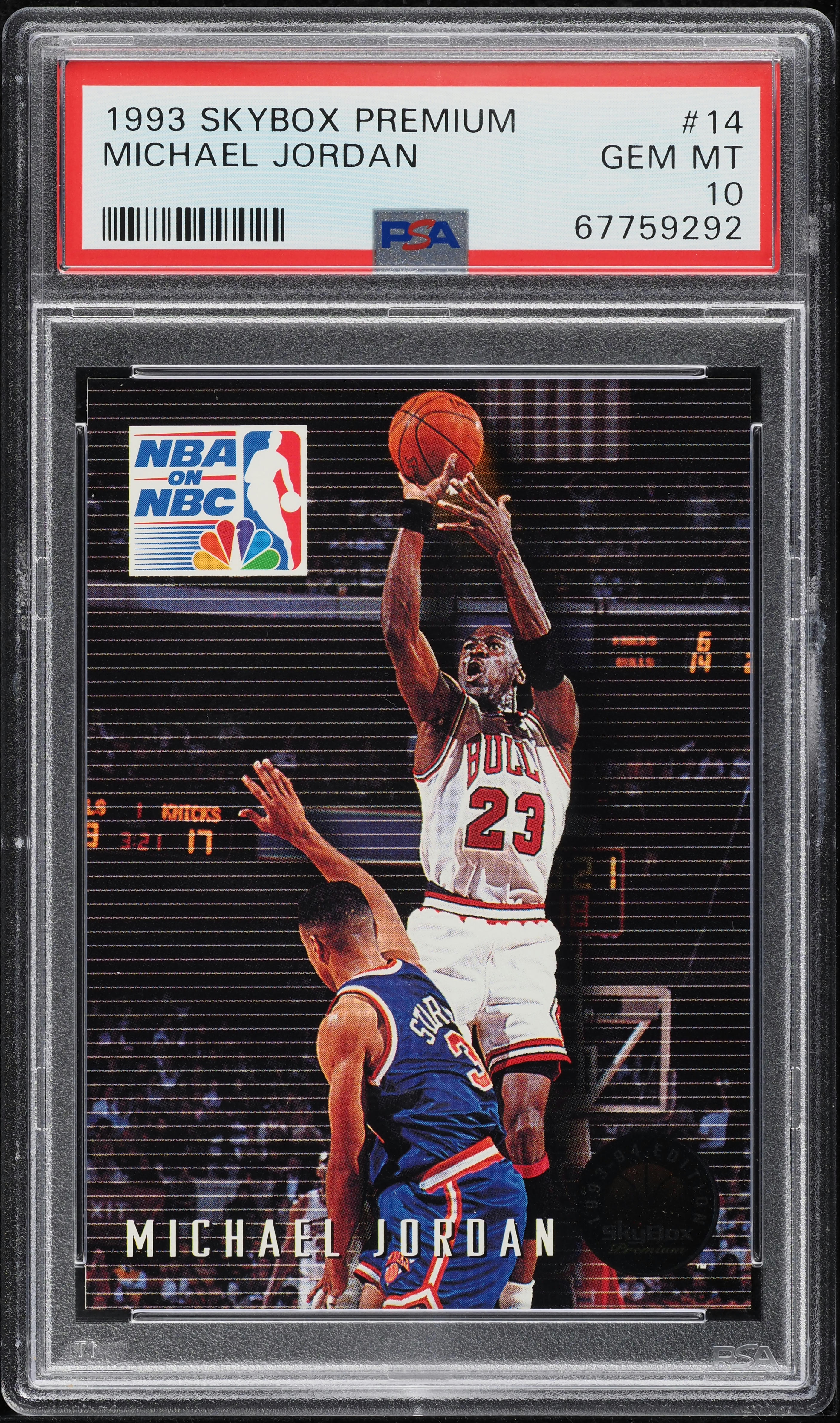 1993 Skybox Premium Michael Jordan #14 PSA 10 GEM MINT on Fanatics