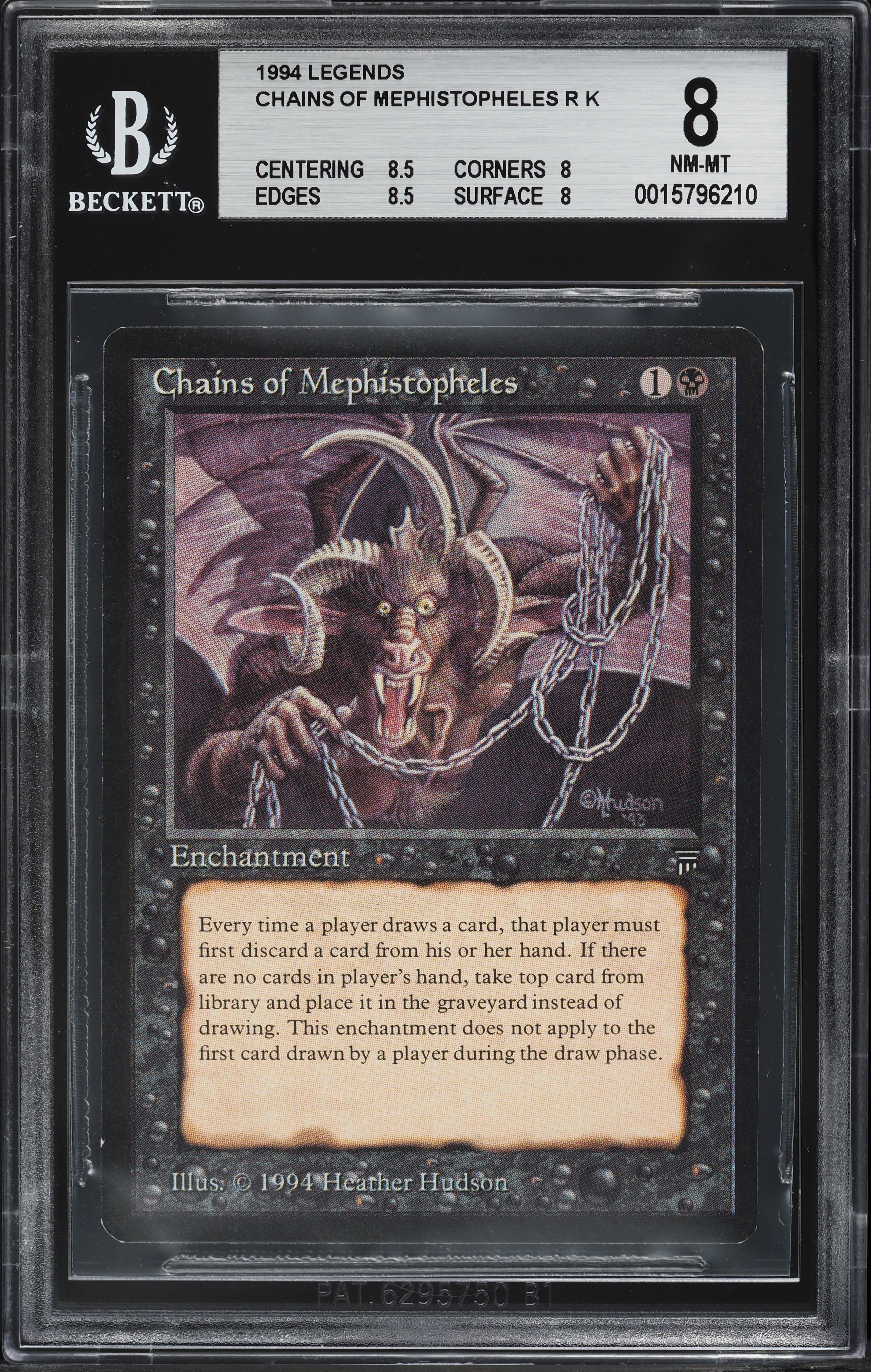 1994 Magic The Gathering MTG Legends Chains Of Mephistopheles BGS
