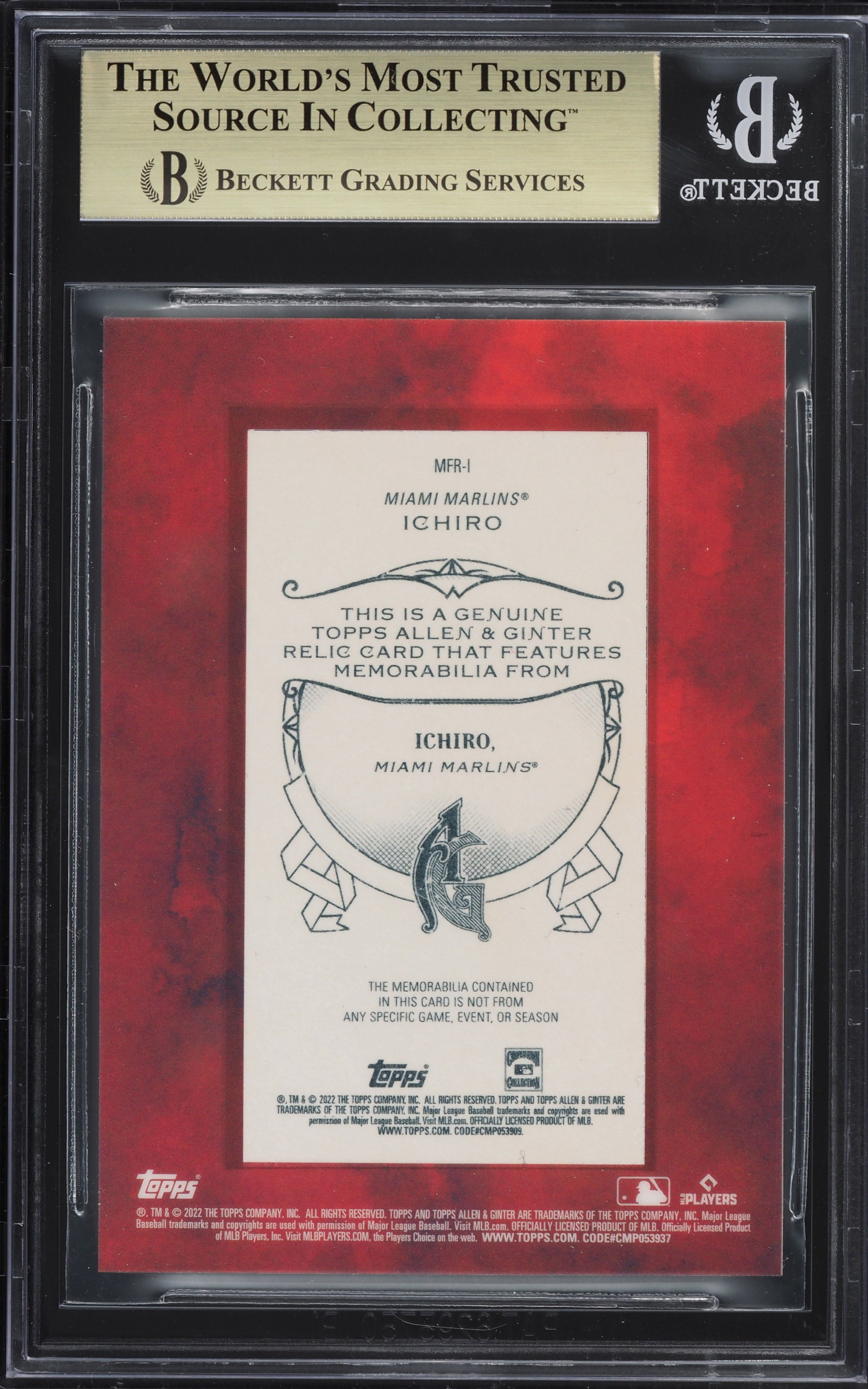 Topps A&G ムーキーベッツ mini framed Relics 2024 TOPPS ALLEN & GINTER- 