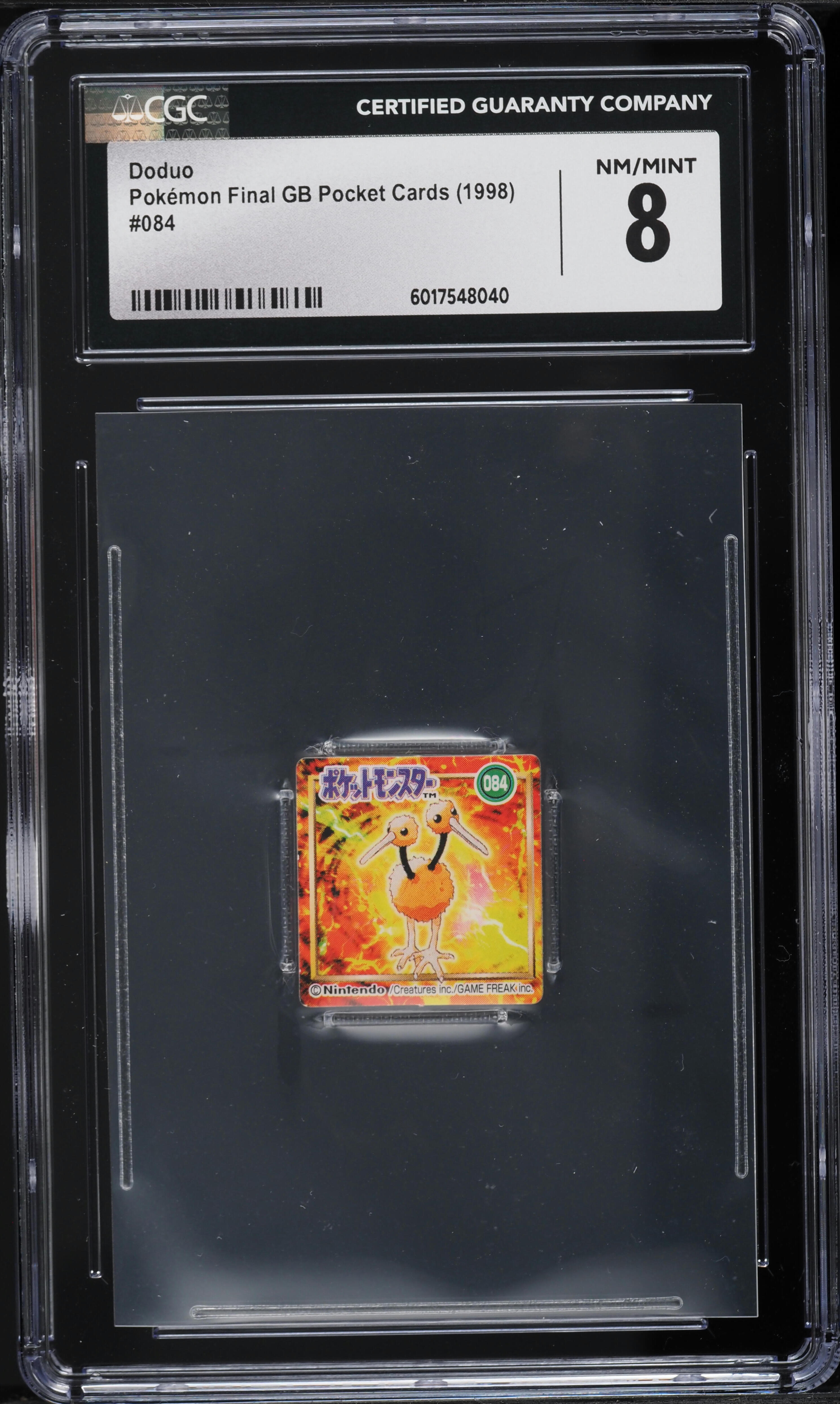 1998 Pokemon Japanese Final GB Pocket Cards Doduo #084 CGC 8 NM-MT