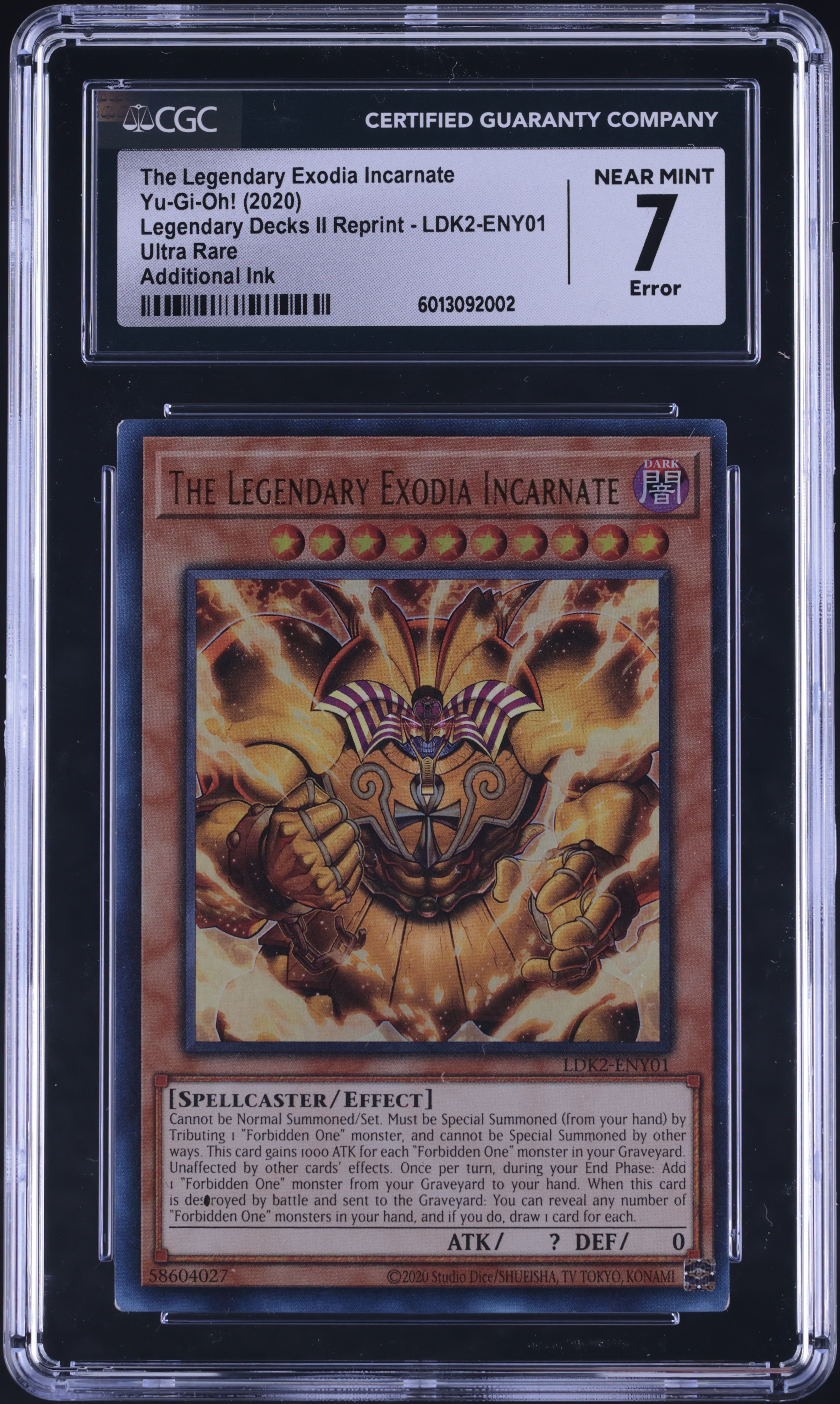 Carte Yu-Gi-Oh - Exodia L'Interdit (LDK2-FRY04