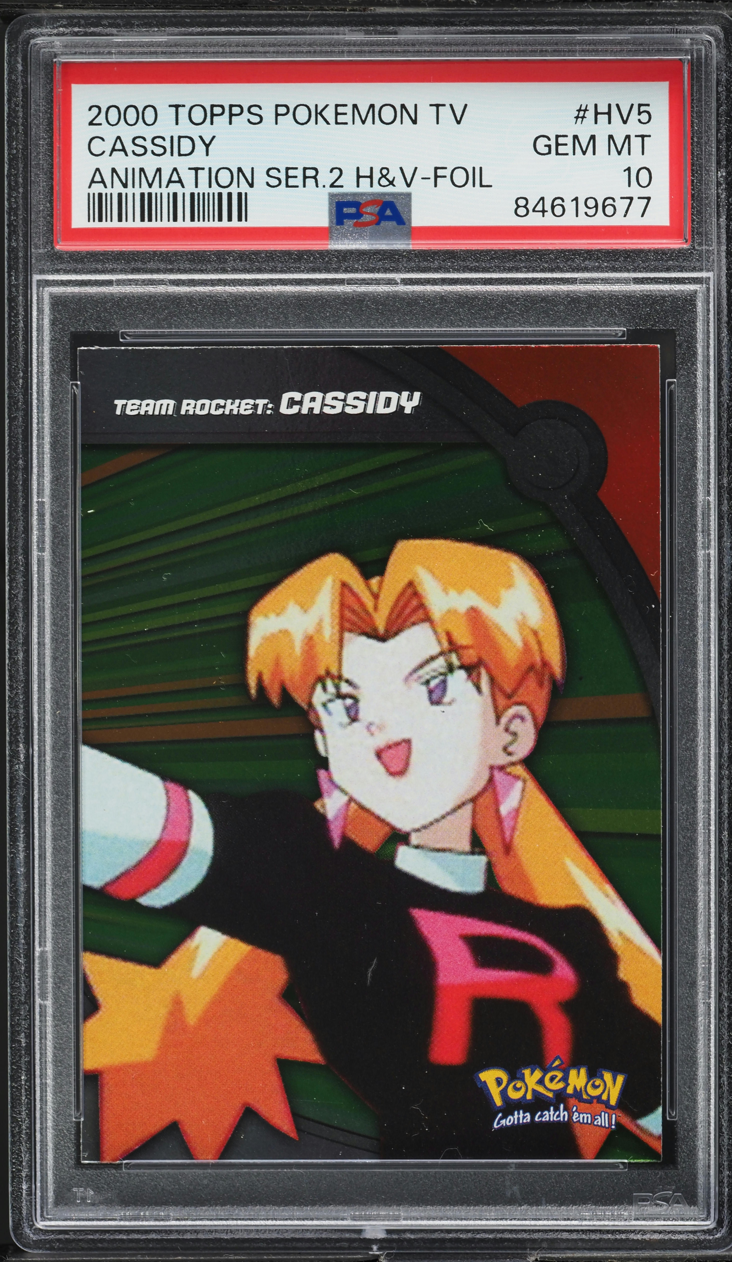 2000 Topps Pokemon TV Animation Series 2 Heroes & Villains Foil