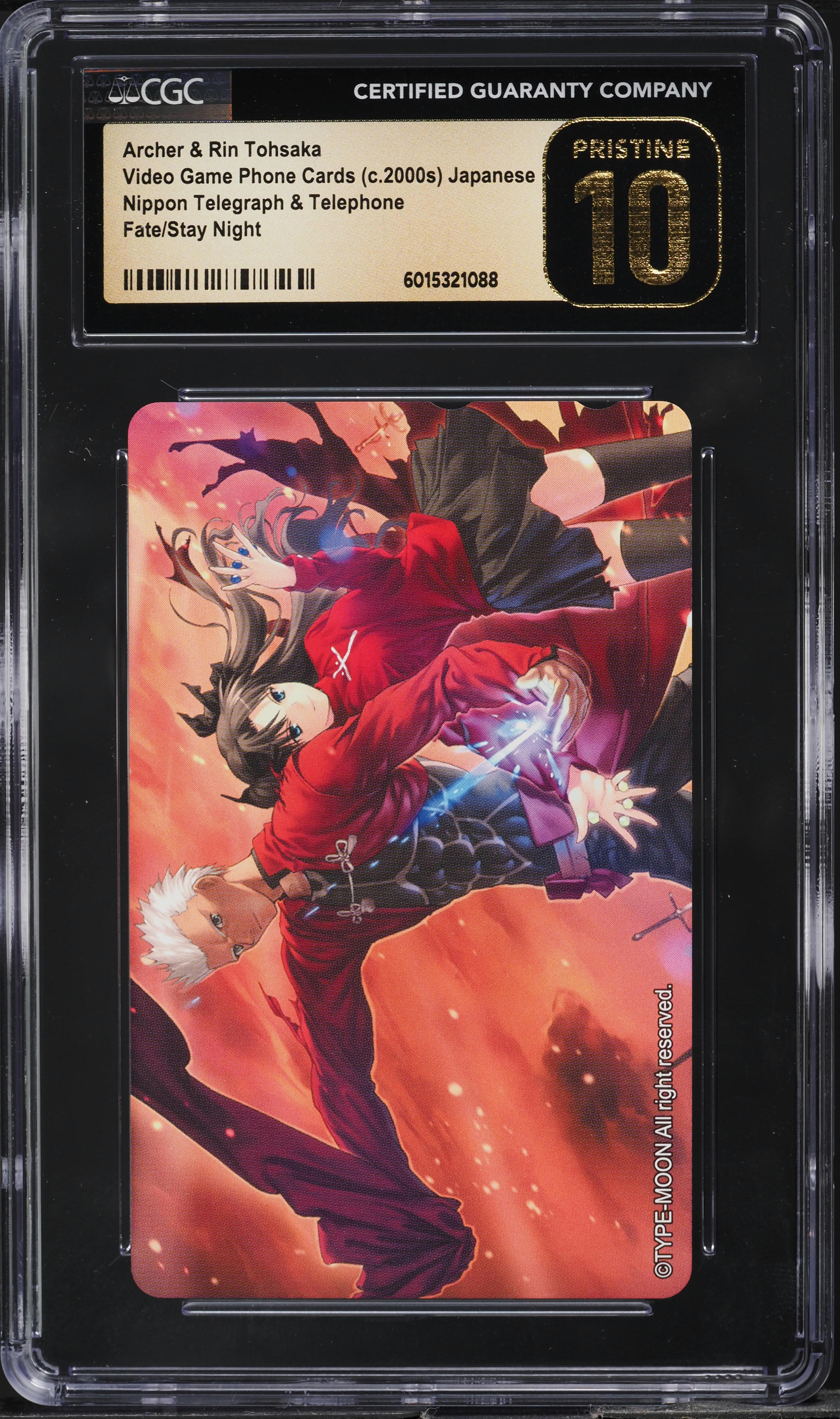 2000 Nippon Video Game Phone Cards Fate Stay Night Archer & Rin