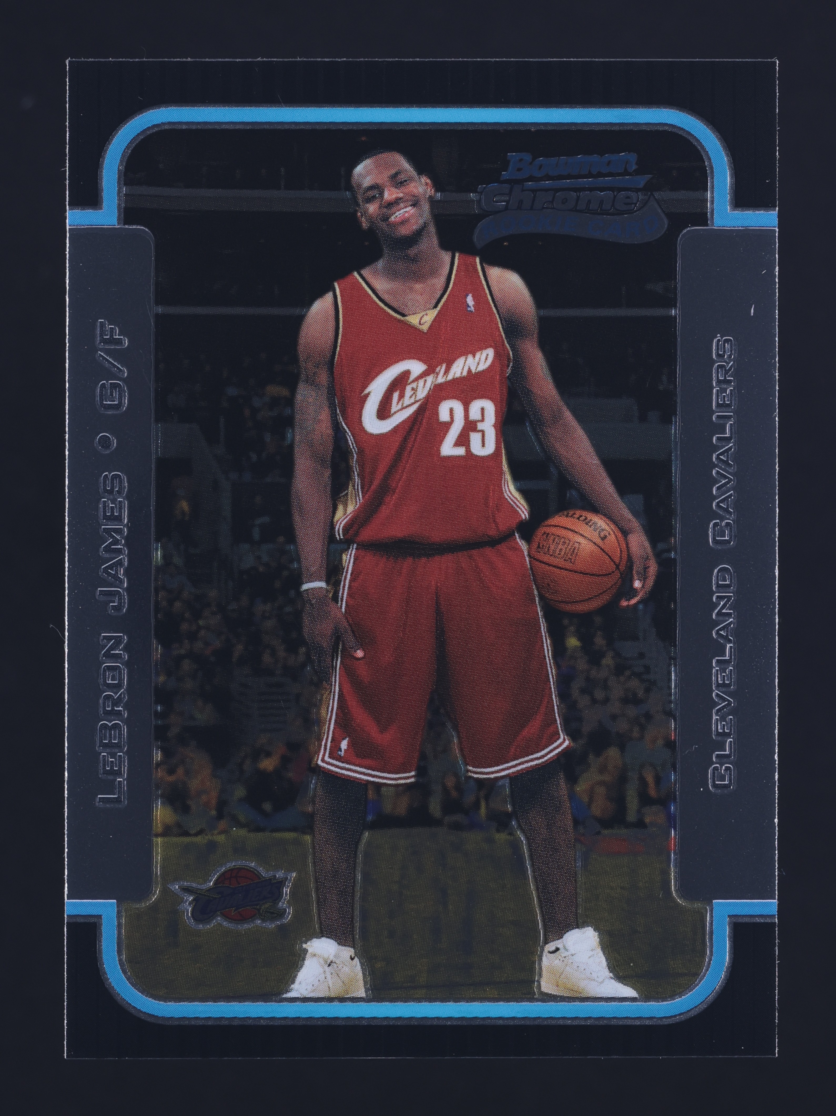 2003 Bowman Chrome LeBron James ROOKIE #123 MBA AUTH on Fanatics