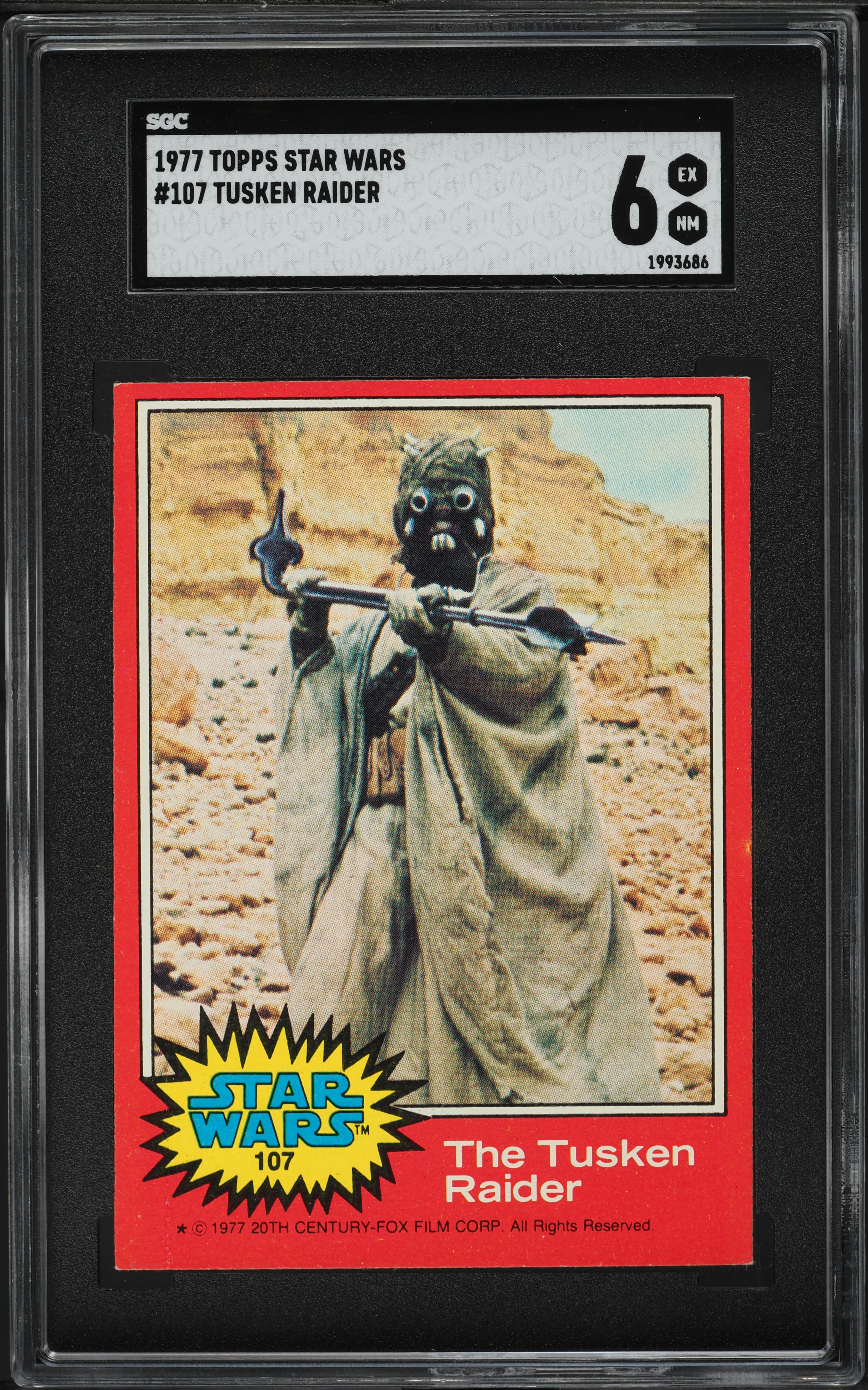1977 Topps Star Wars Tusken Raider #107 SGC 6 EXMT on Fanatics Collect