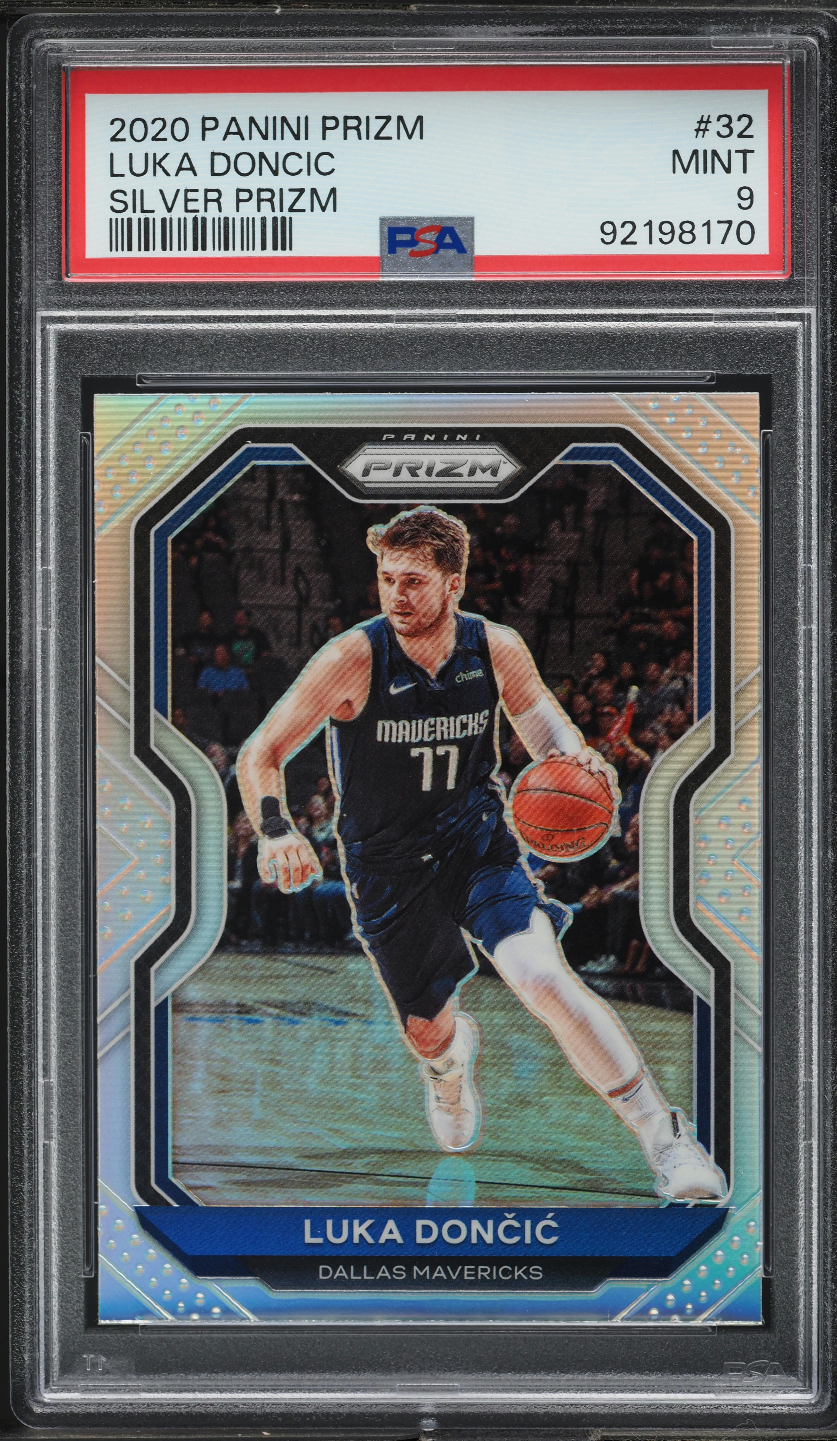 2020 Panini Prizm Silver Luka Doncic #32 PSA 9 MINT on Fanatics