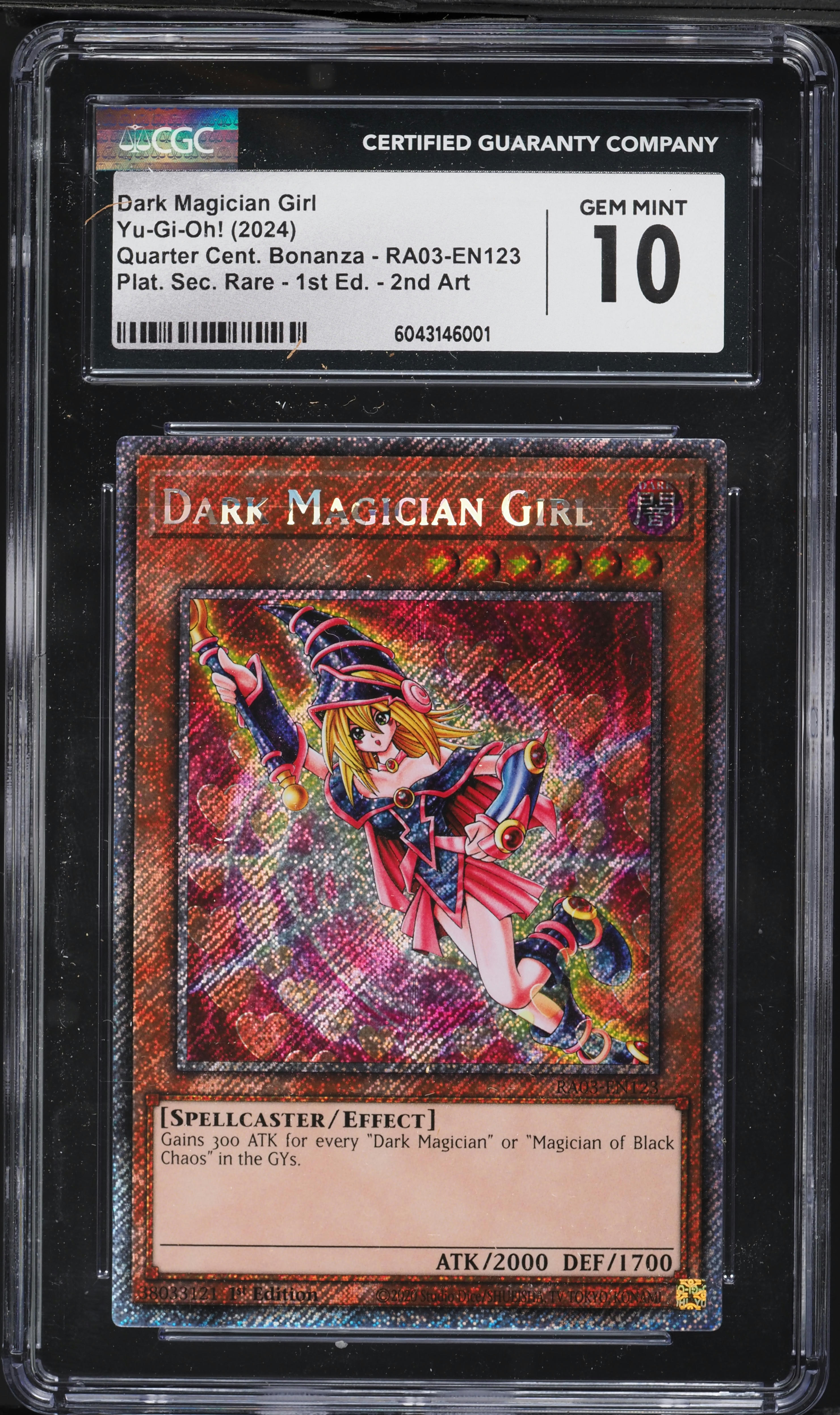Yugi-oh! Dark Magician Girl Ra03-en123 Platinum | Envío Gratis