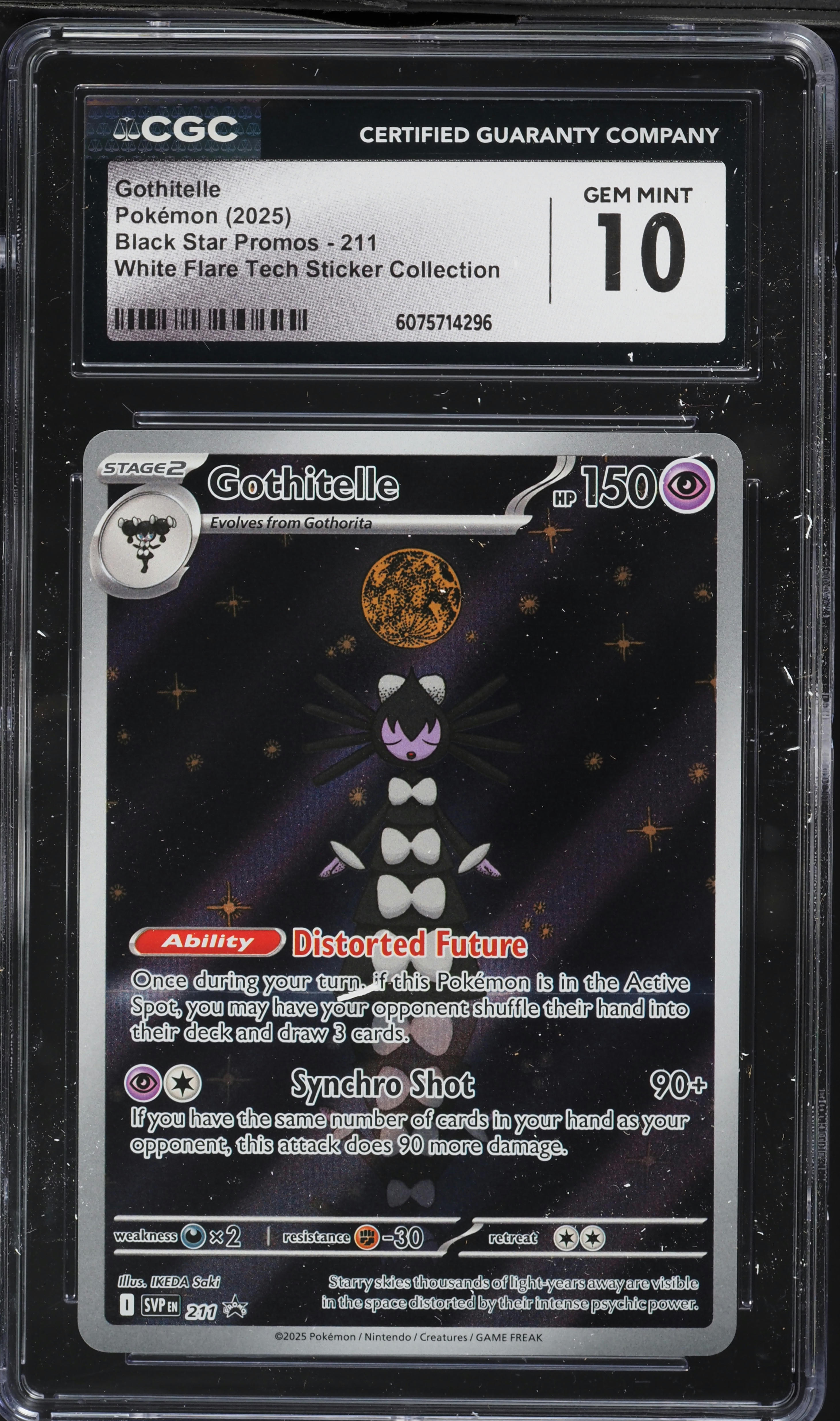 2025 Pokemon Scarlet & Violet Promo White Flare Tech Sticker