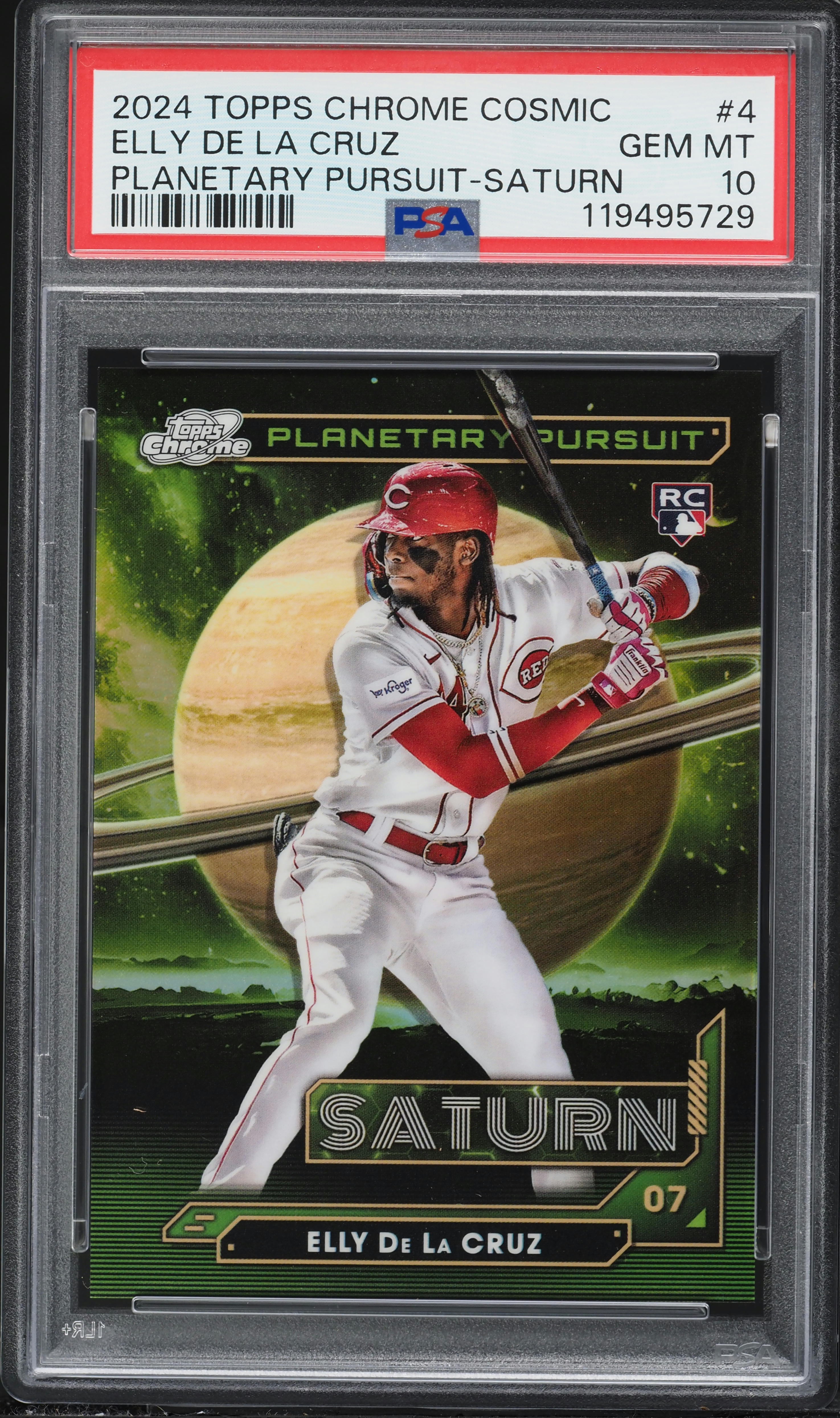 2024 Topps Chrome Cosmic Planetary Pursuit Saturn Elly De La Cruz