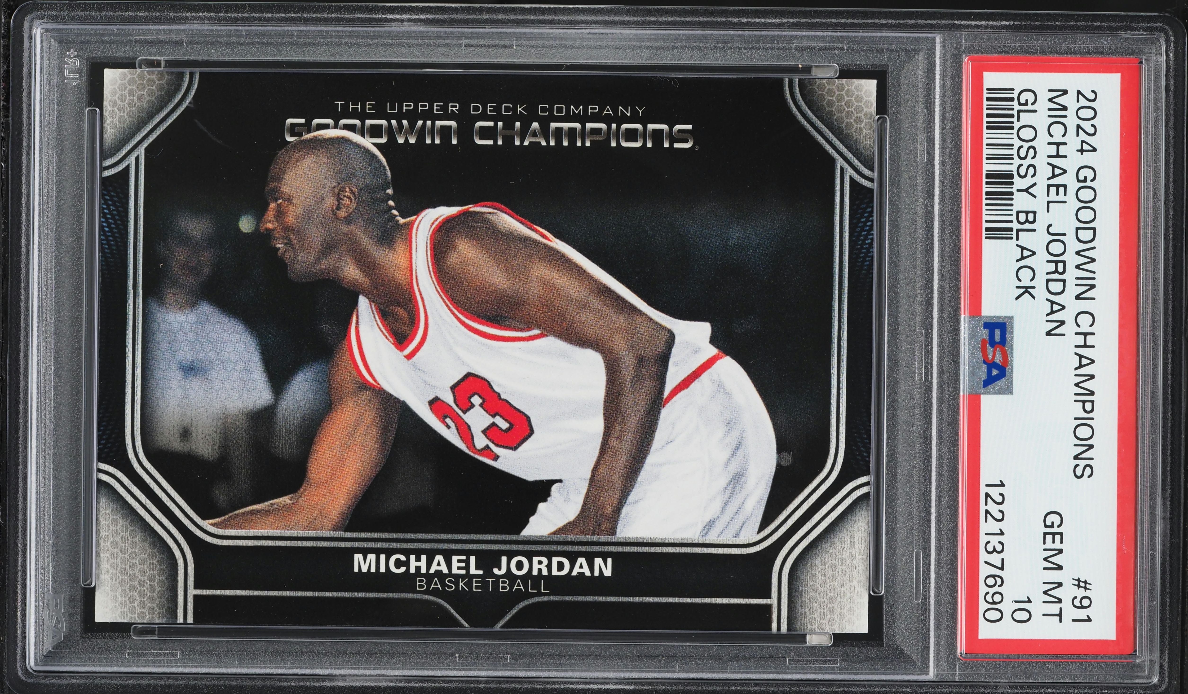 2024 Upper Deck Goodwin Champions Glossy Black Michael Jordan #91 