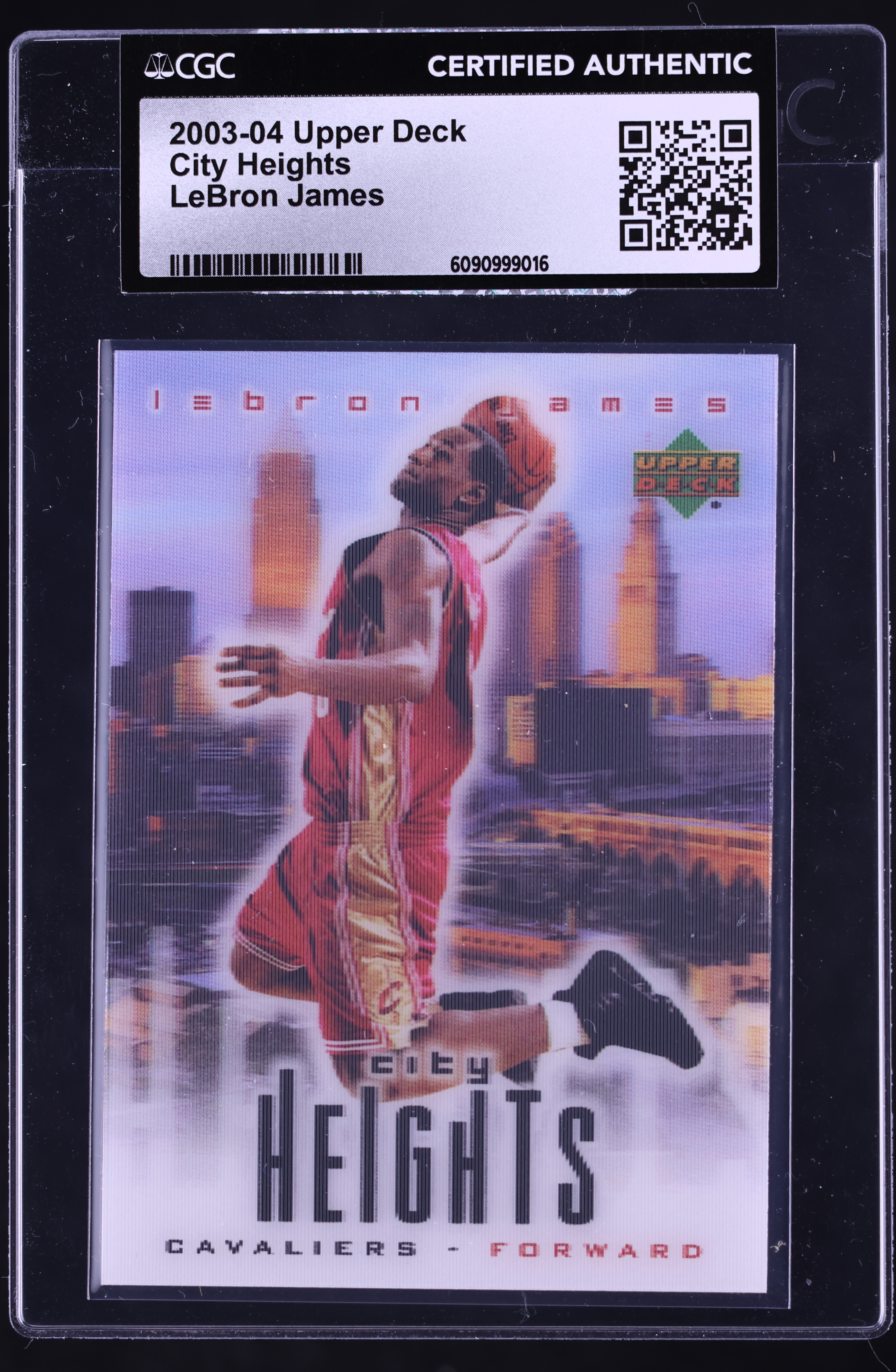 2003 Upper Deck City Heights LeBron James ROOKIE CGC AUTH on