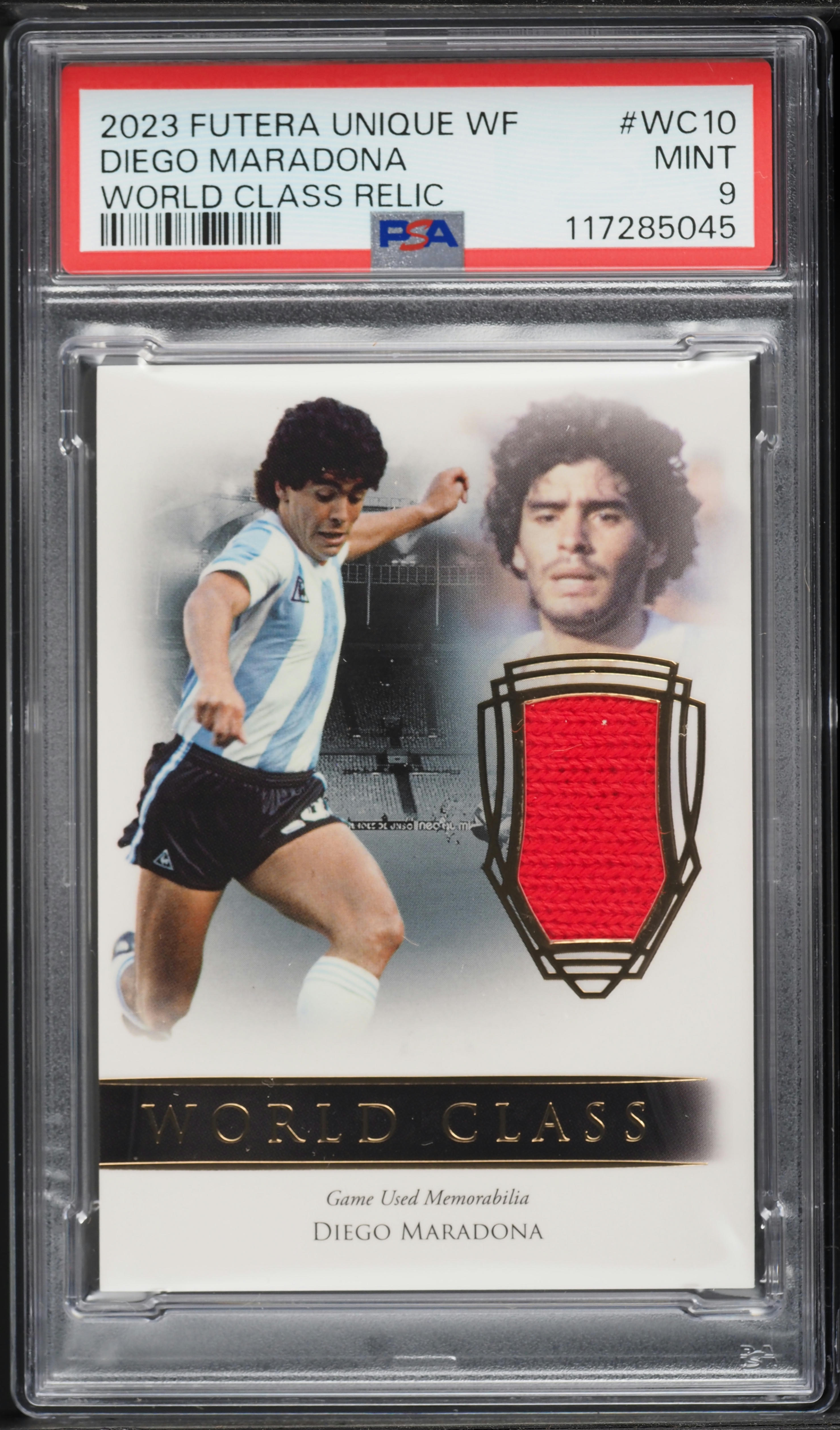 2023 Futera Unique World Football World Class Diego Maradona PATCH