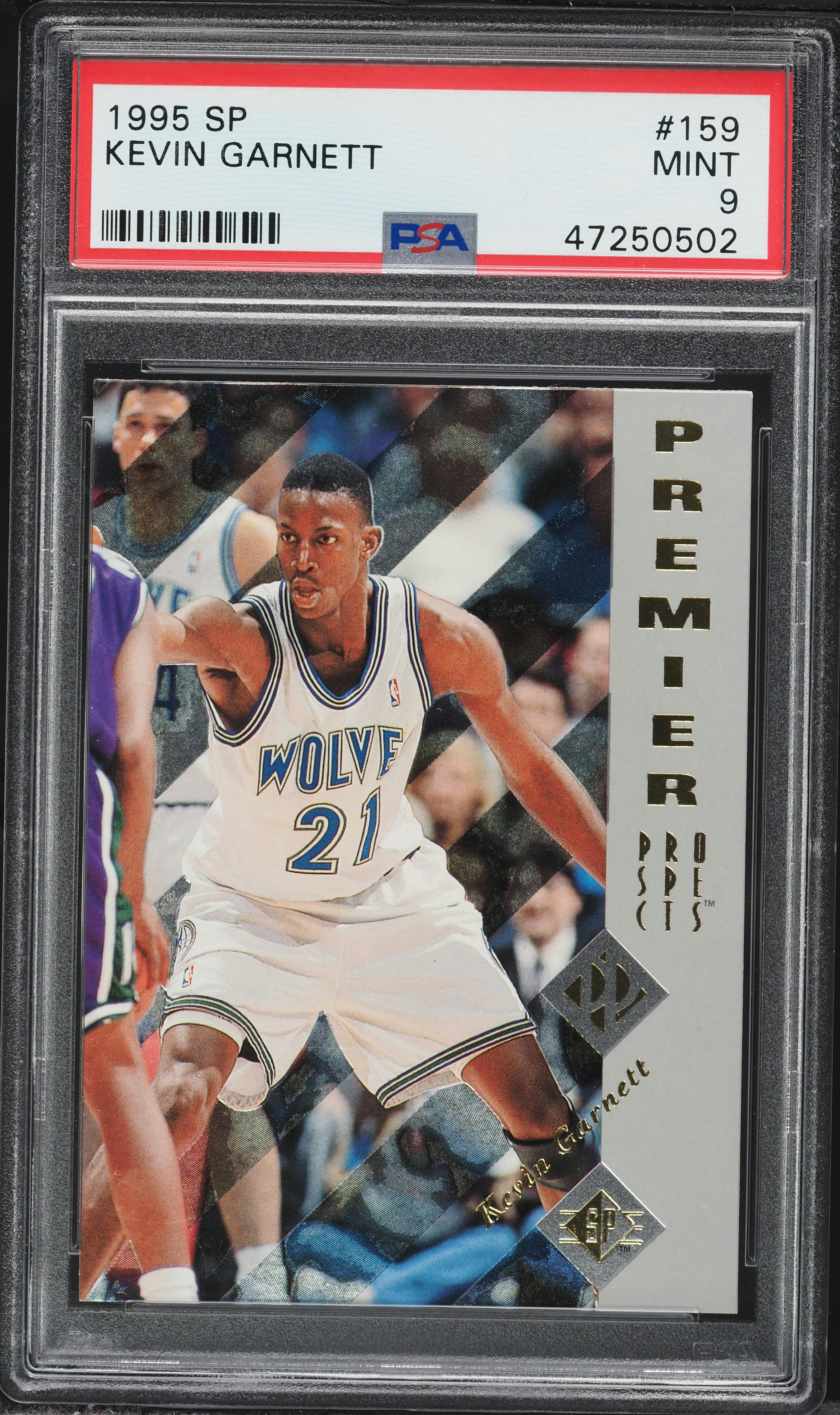 その他 KEVIN GARNETT auto psa9 1995 SP Basketball Kevin Garnett ROOKIE #159 PSA 9 MINT on