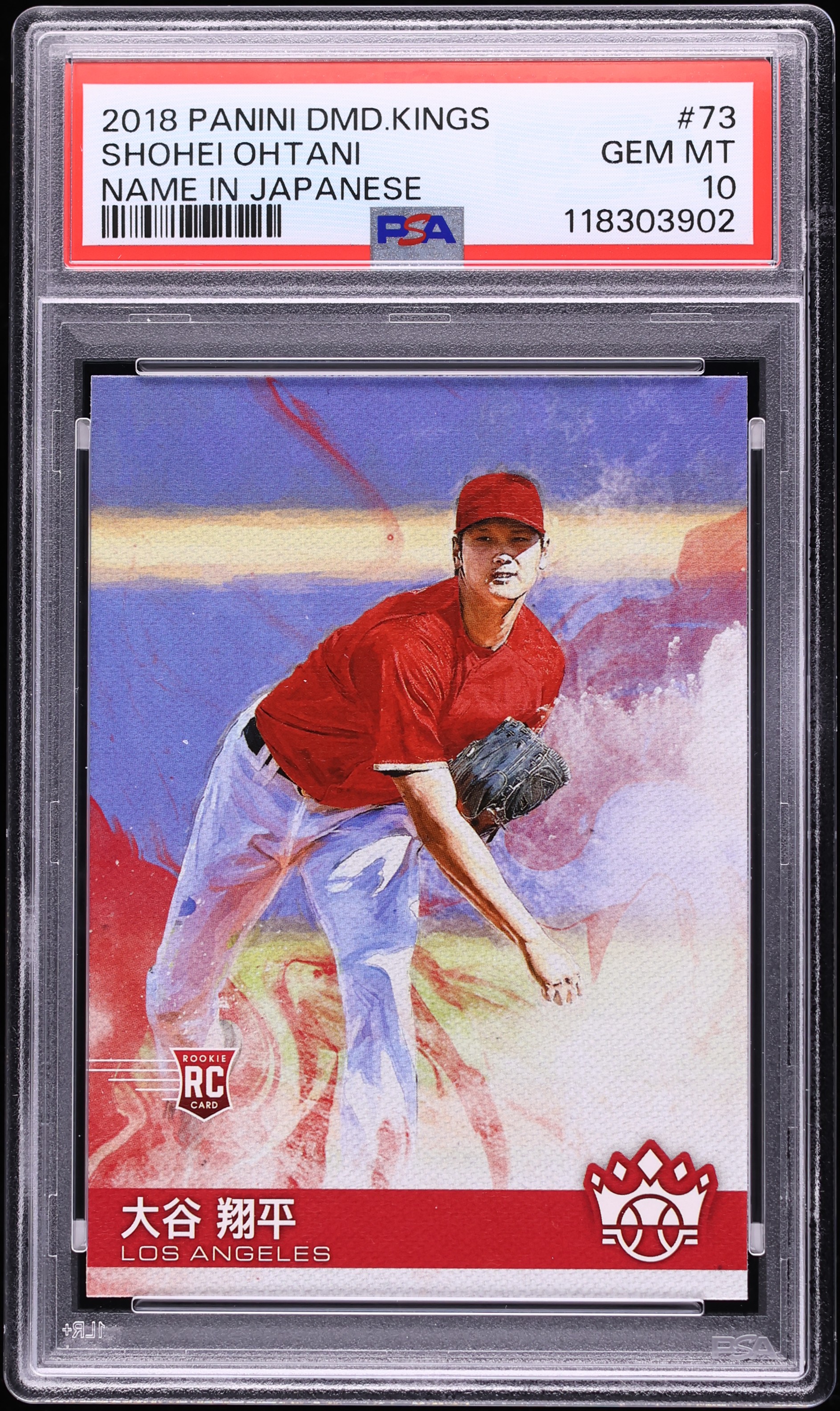 その他 2018 Diamond Kings Shohei Ohtani 2018 Panini Diamond Kings Shohei Ohtani Portraits PSA 9 RC | eBay