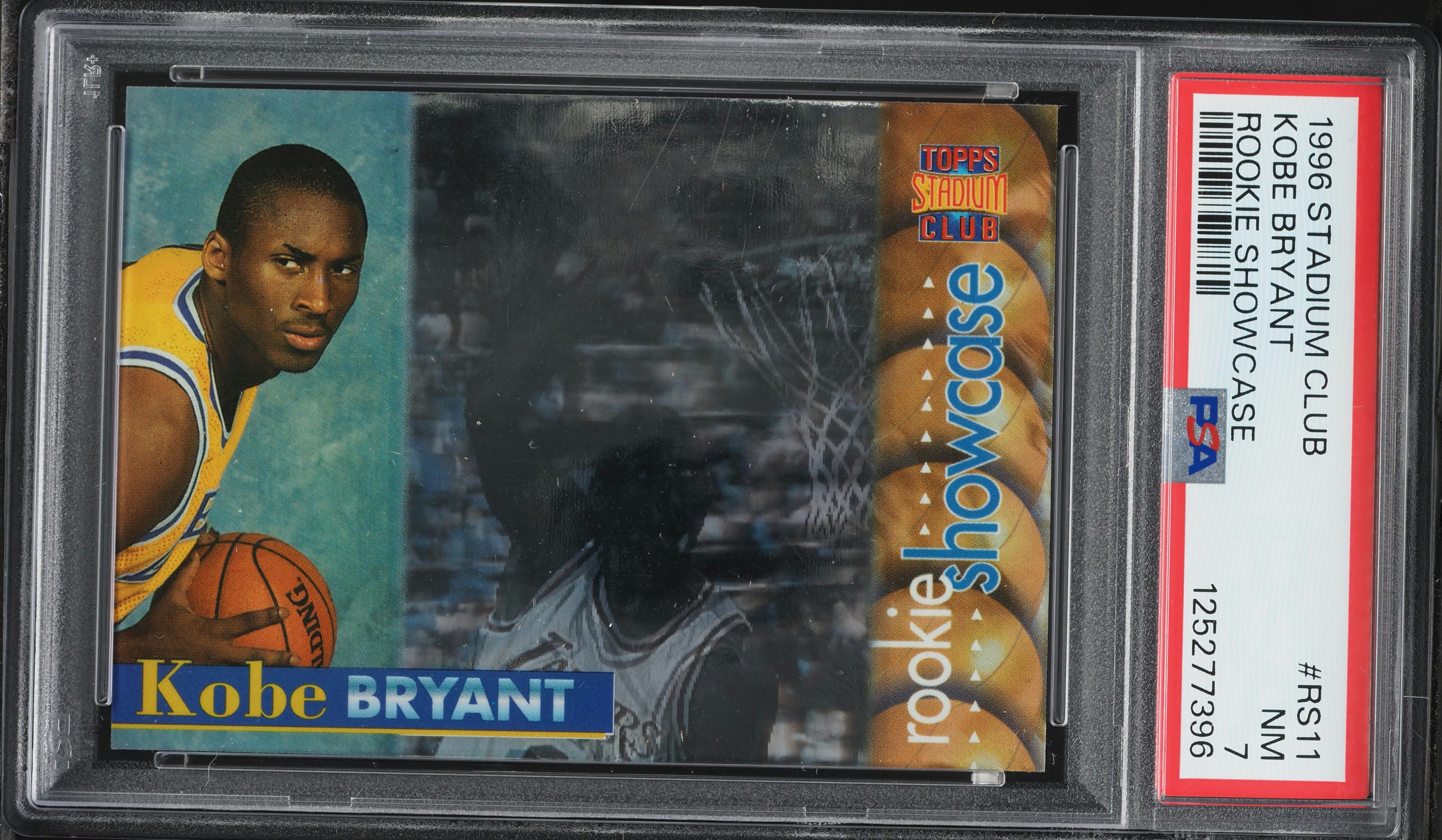 1996 Stadium Club Showcase Kobe Bryant ROOKIE #RS11 PSA 7 NRMT on