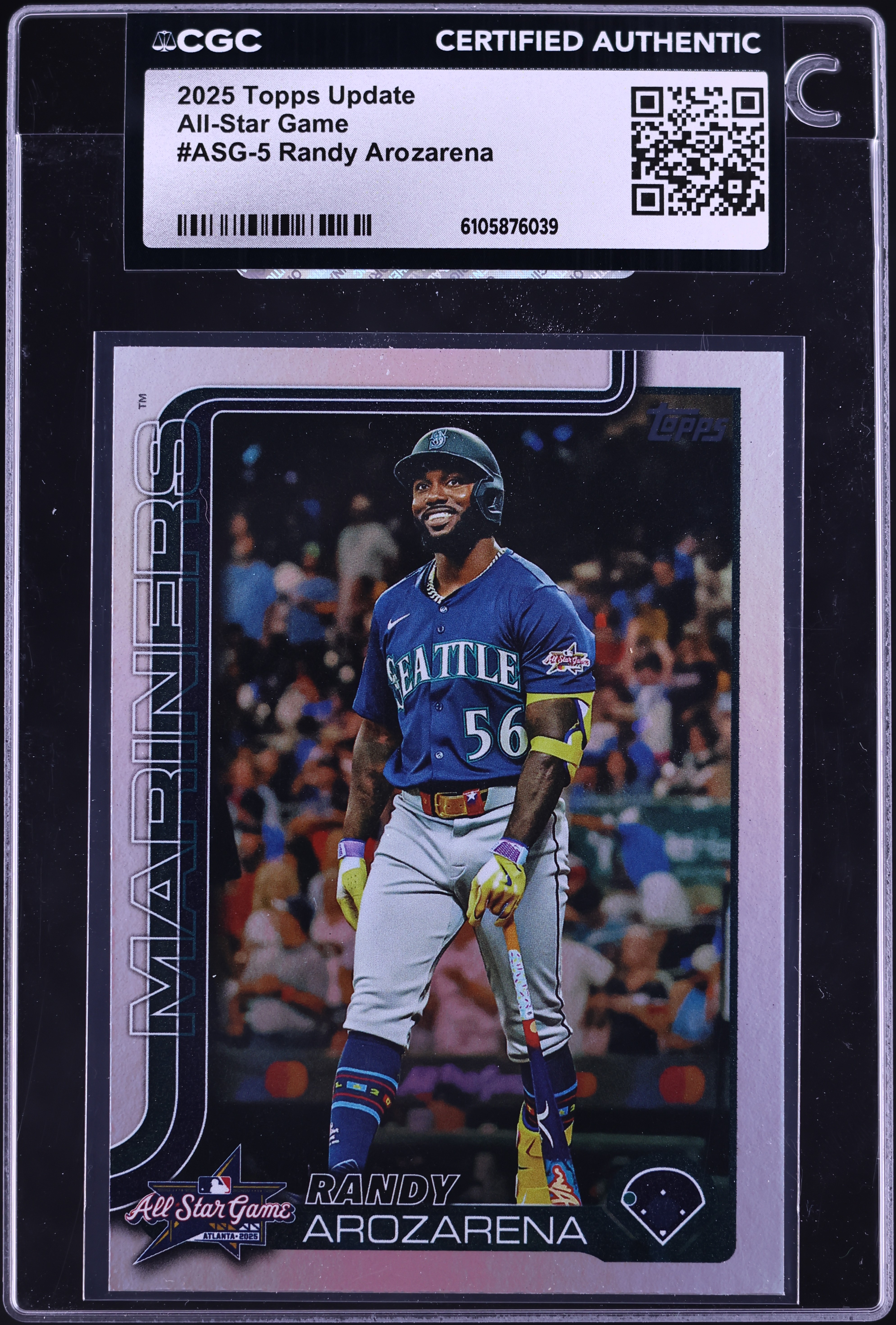 2025 Topps Update All-Star Game Randy Arozarena #ASG-5 CGC AUTH on 