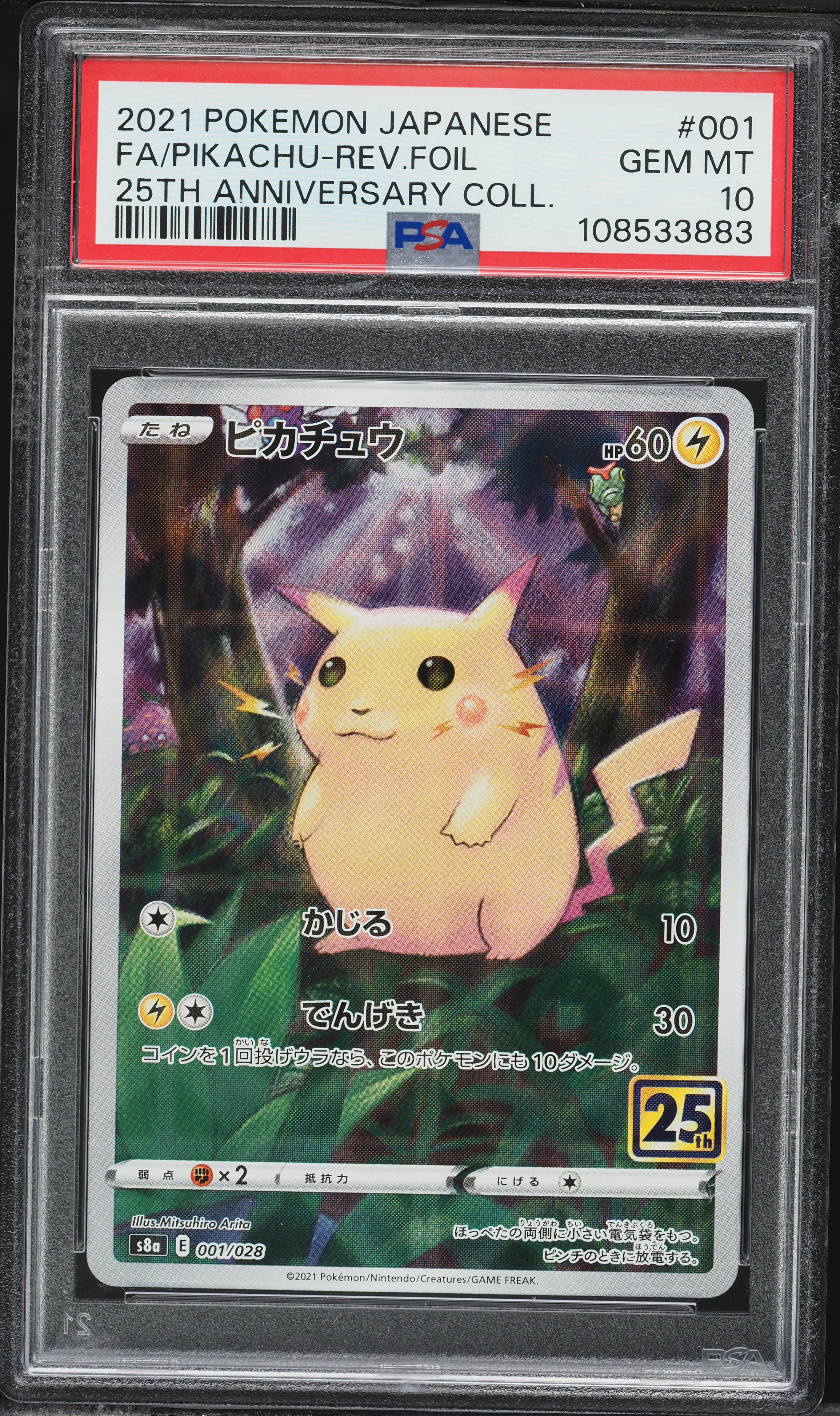 2021 Pokemon Japanese Sword & Shield 25th Anniversary Full Art