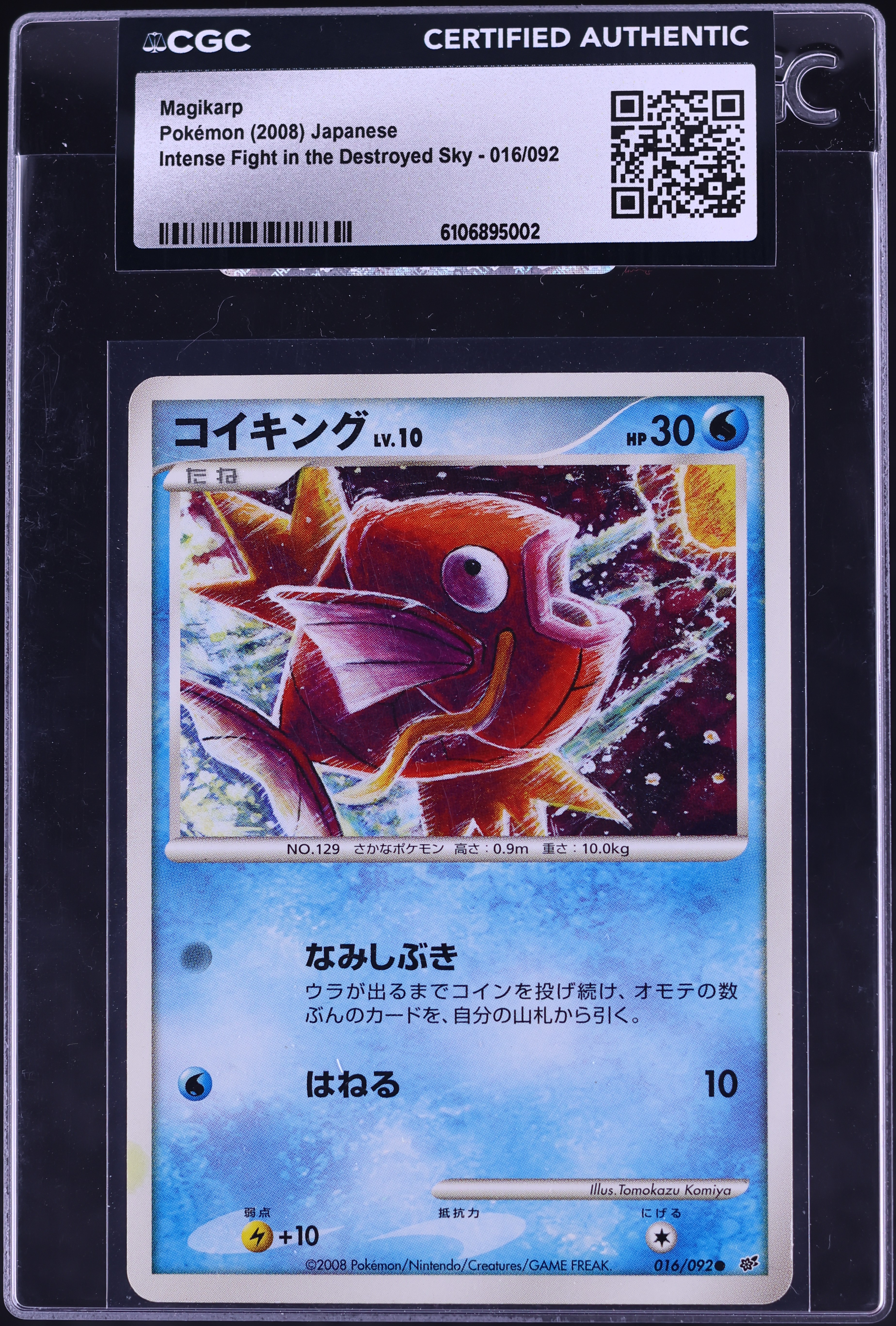 2008 Pokemon Japanese DP Intense Fight In The Destroyed Sky
