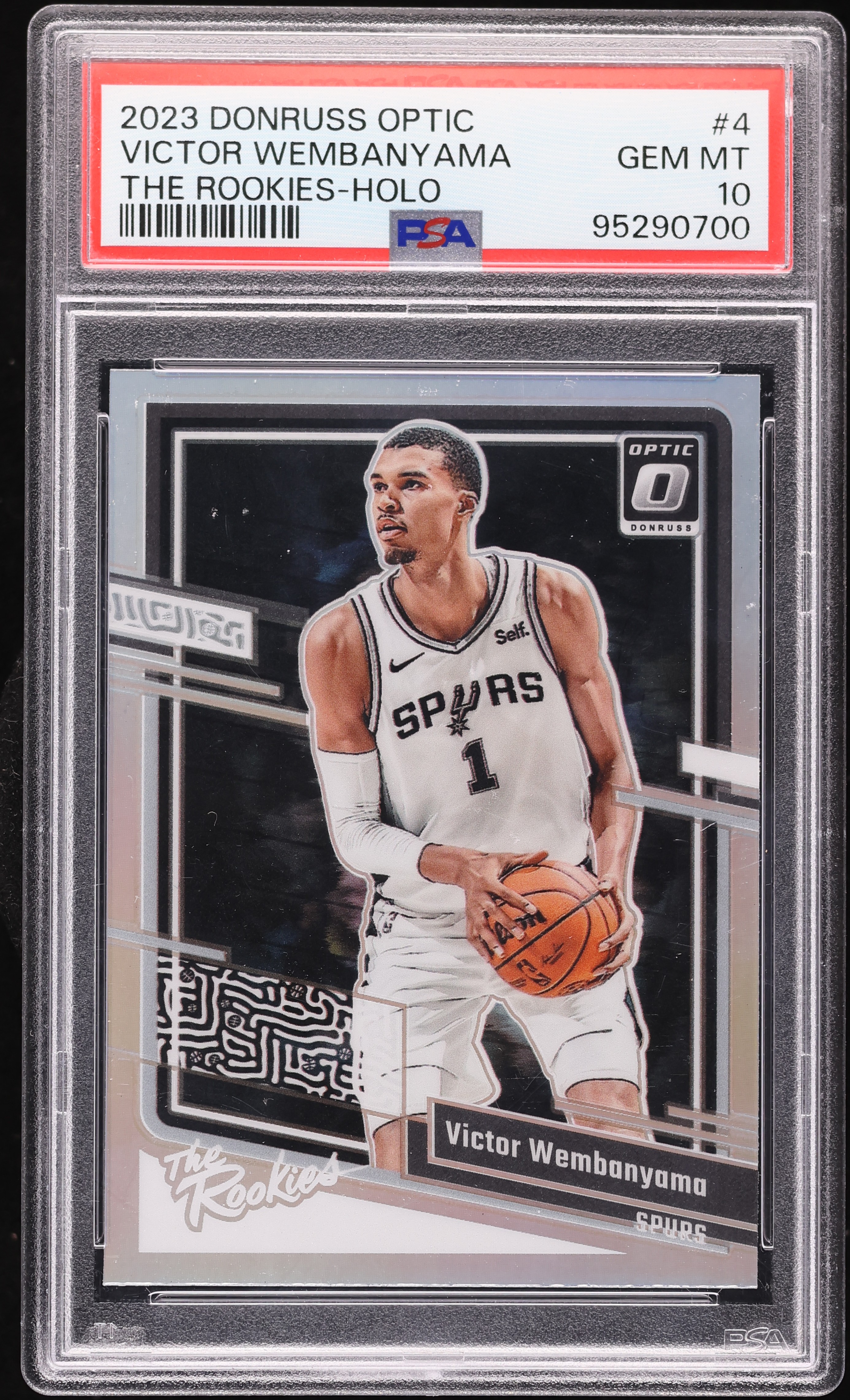 Donruss Optic Red Green Holo - Rookie /75 Victor Wembanyama