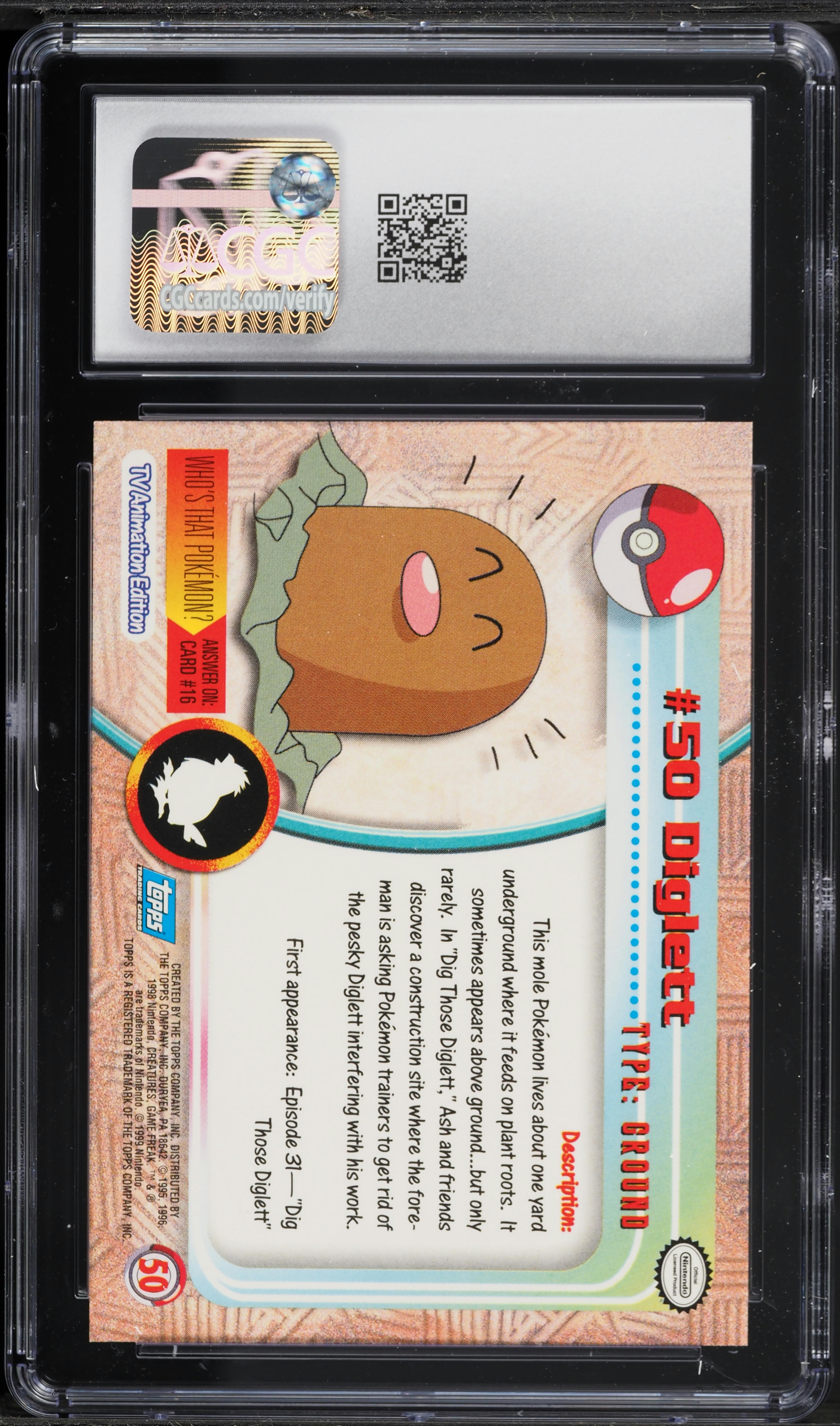 1995 jynx pokemon card value Pokmon Card Action Flipz 3D Premier Edition #9 Diglett