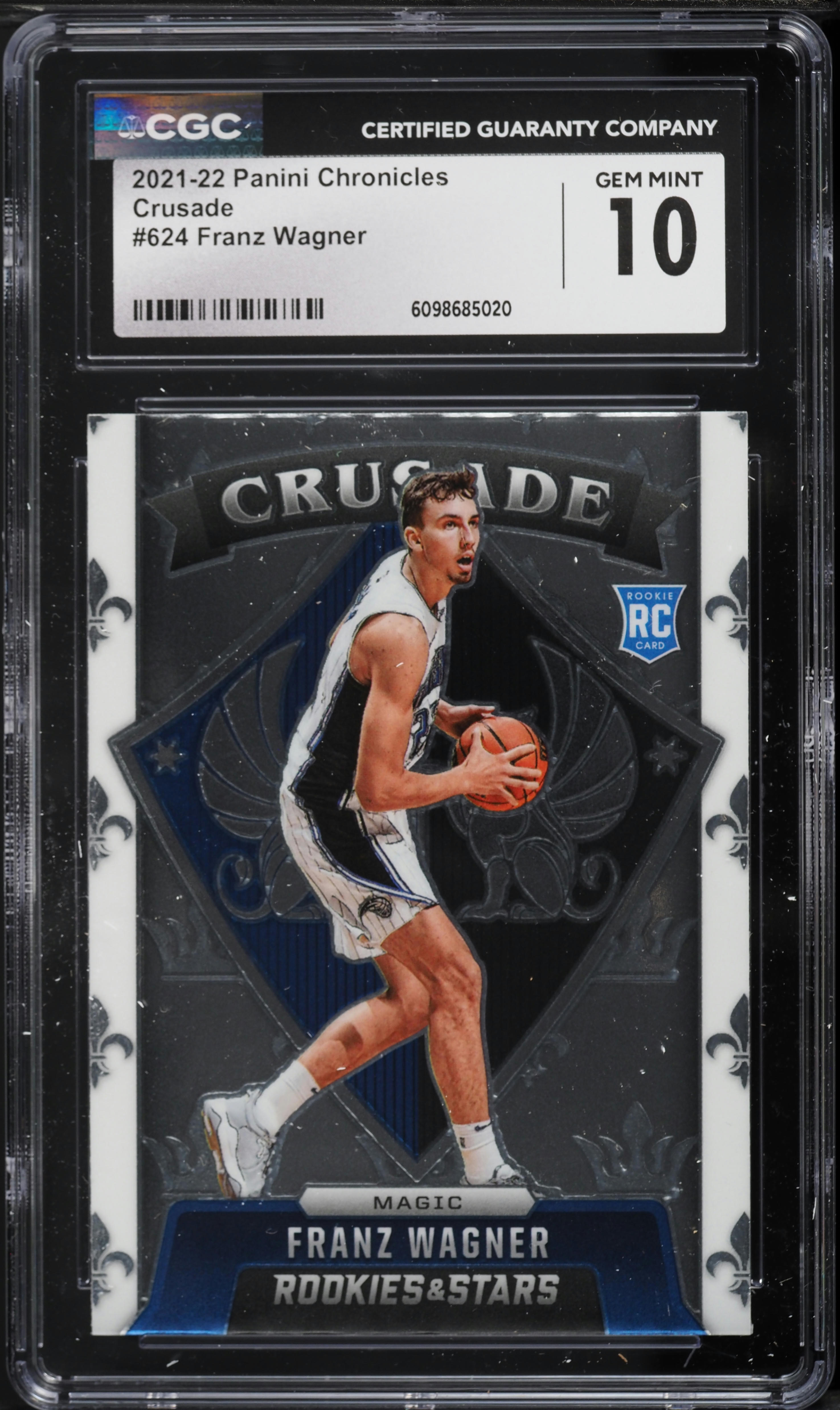 2021 Panini Chronicles Crusade Franz Wagner ROOKIE #624 CGC 10 GEM