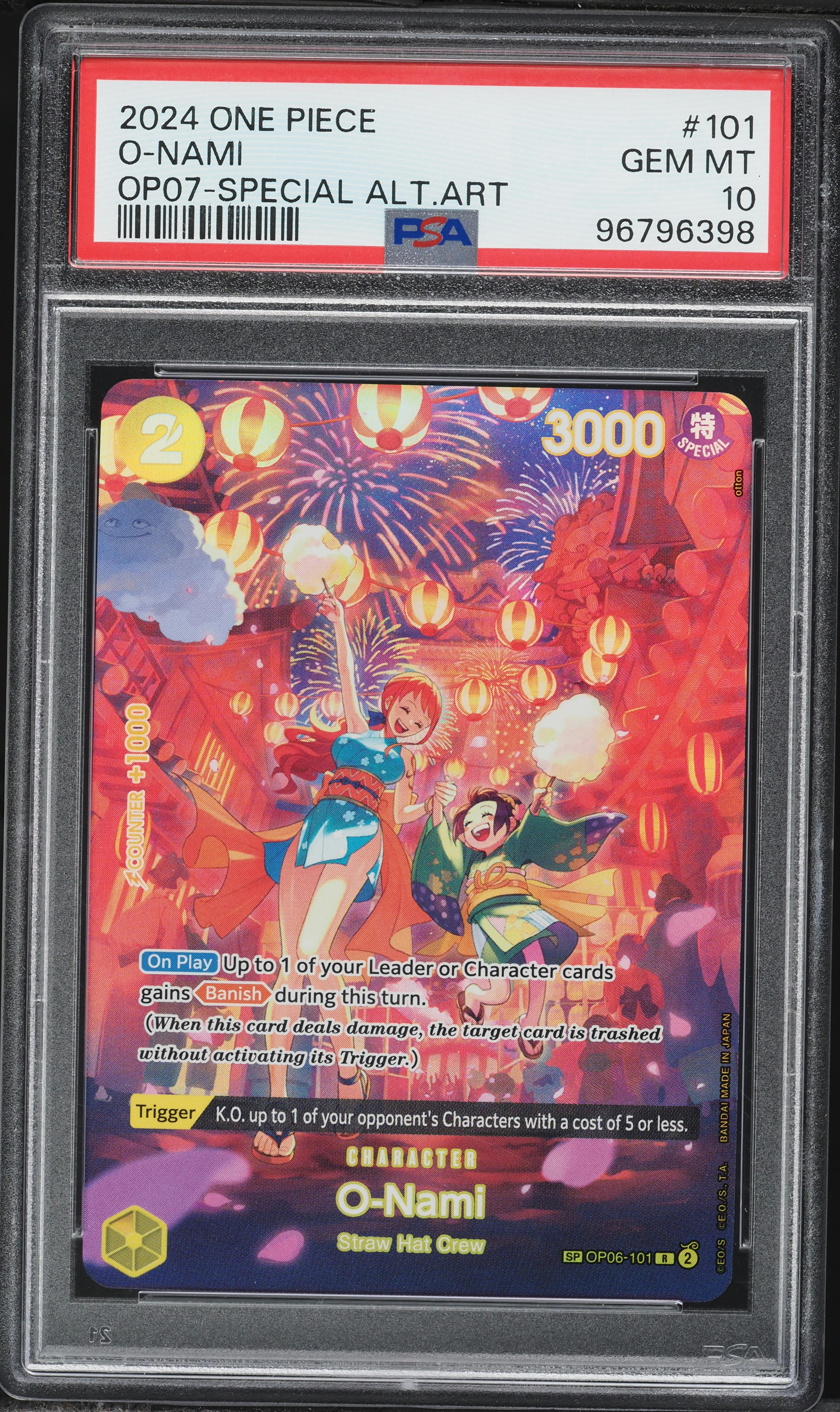 2024 One Piece 500 Years In The Future Special Alt Art O-Nami #101