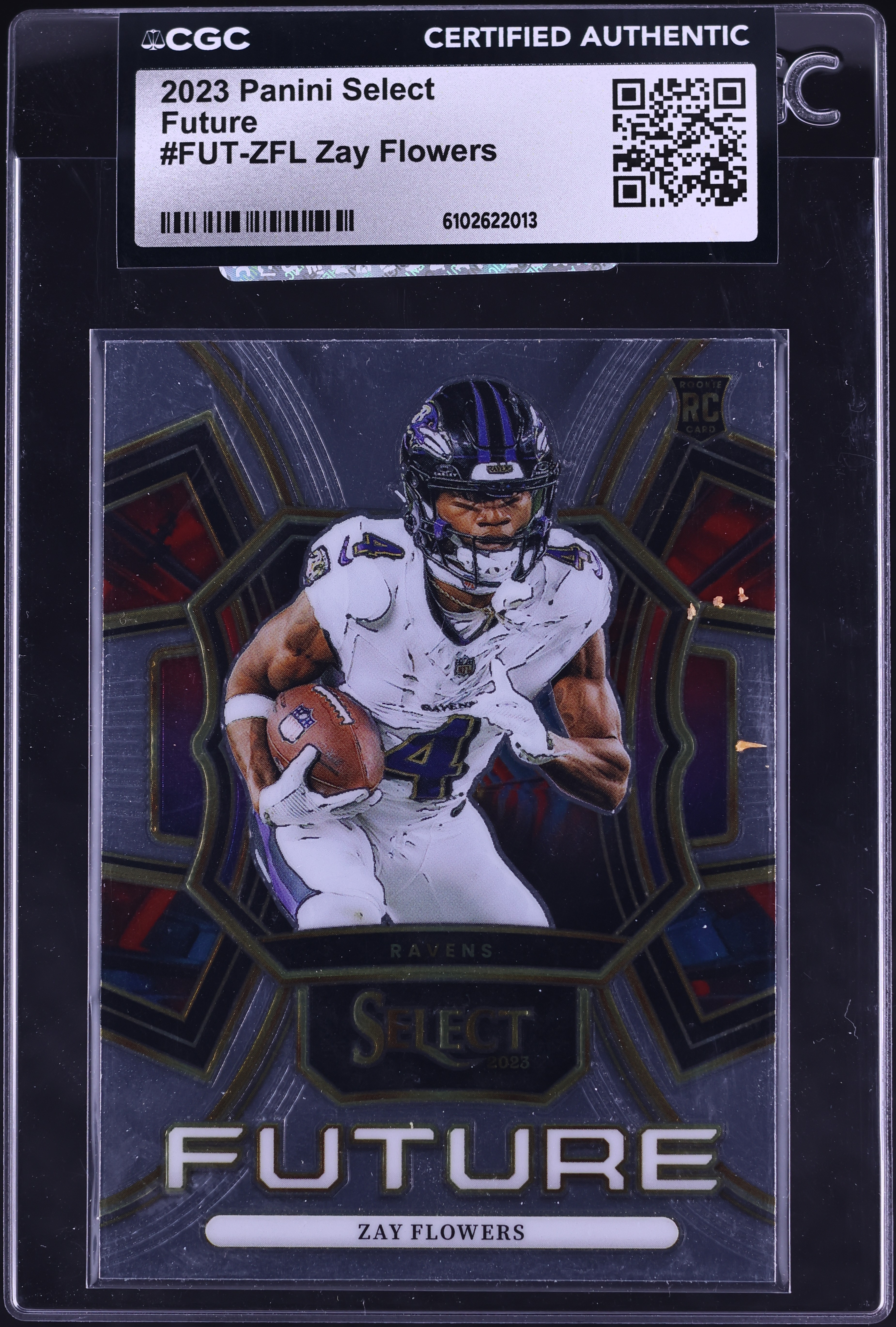 2023 Select Future Zay Flowers ROOKIE #FUT-ZFL CGC AUTH on