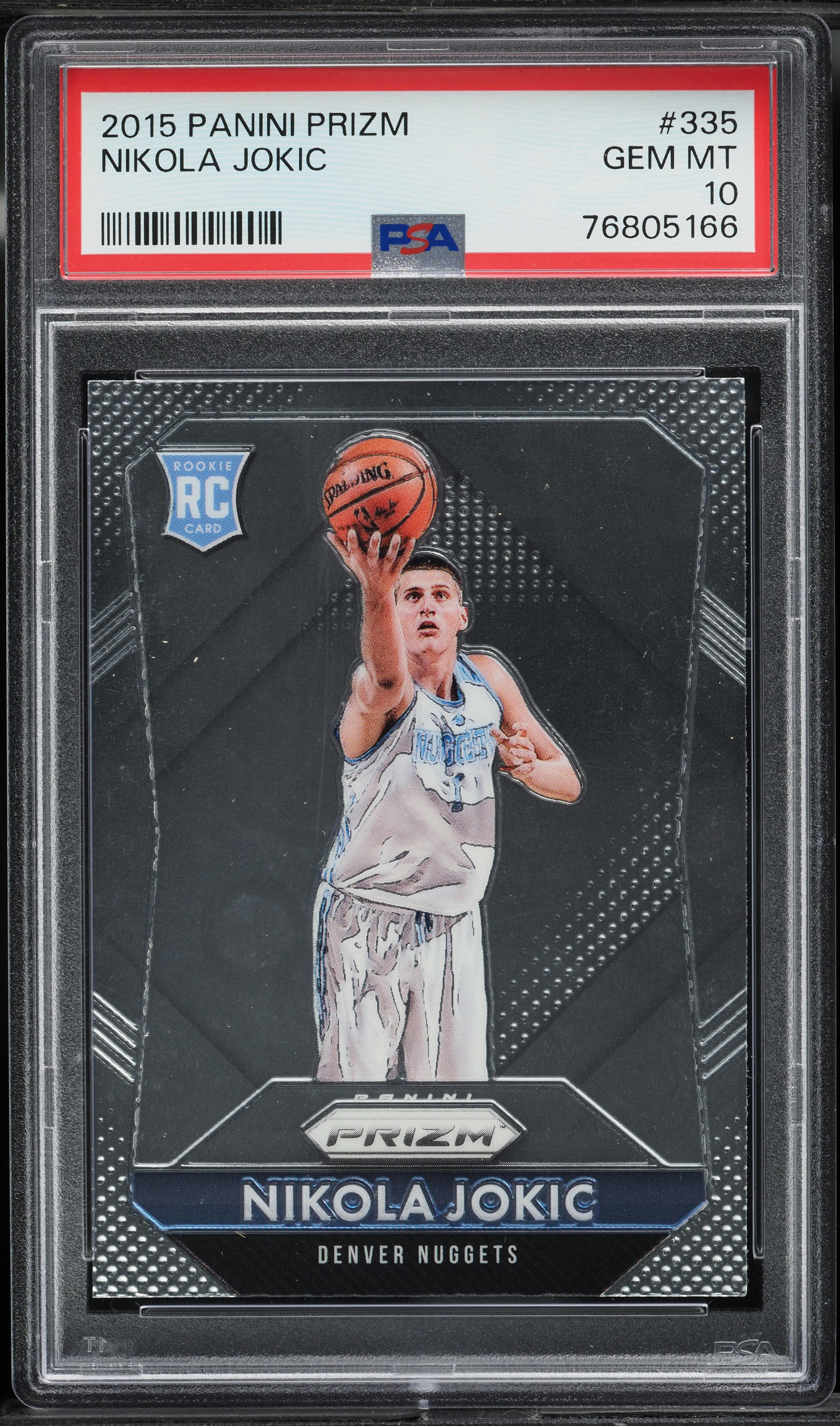 その他 NIKOLA JOKIC PANINI FLASH PRIZM RC PSA10 2015 Panini Prizm Nikola Jokic ROOKIE #335 PSA 10 GEM MINT on