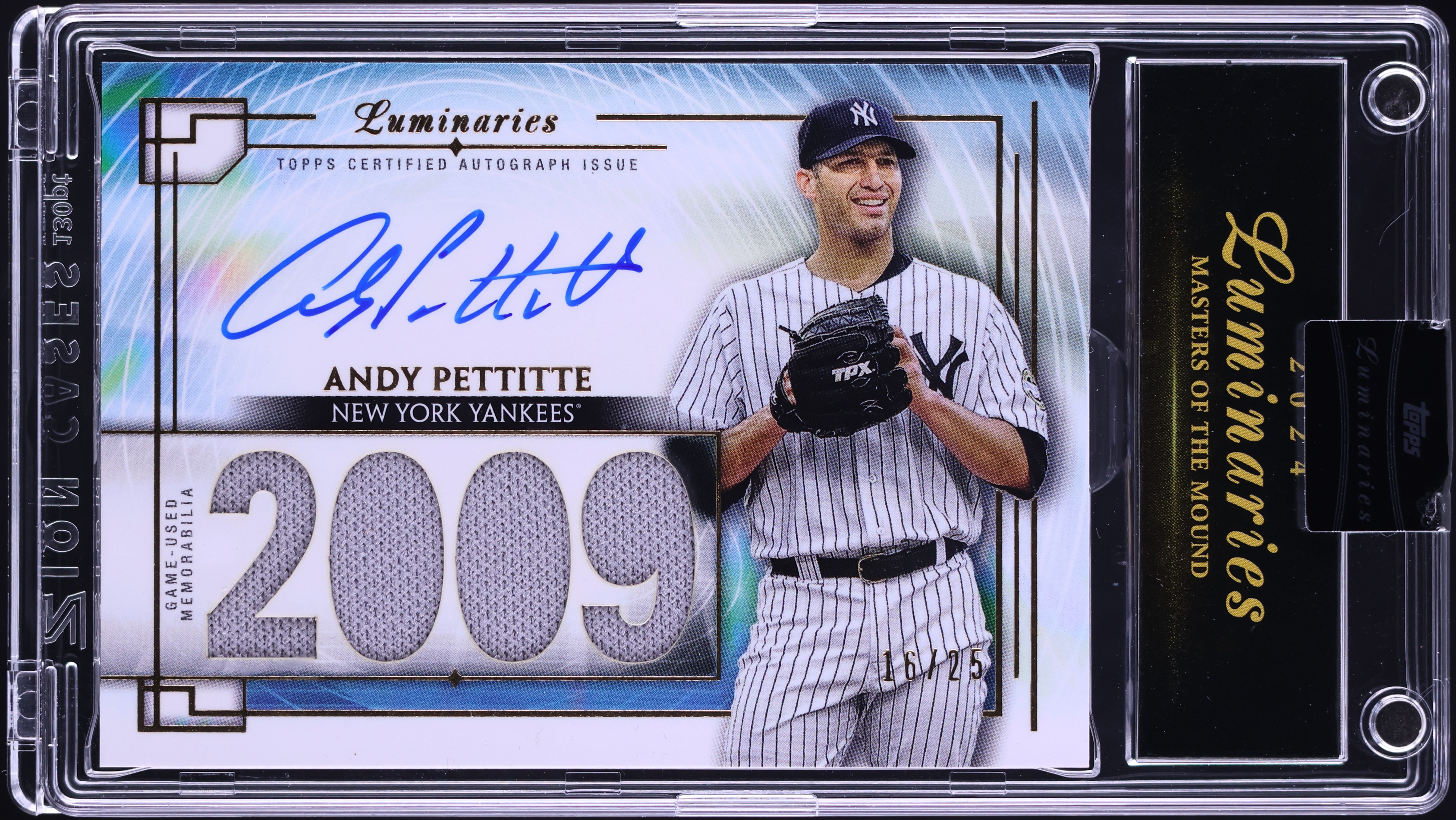 2024 Topps Luminaries Masters Of The Mound Andy Pettitte PATCH 