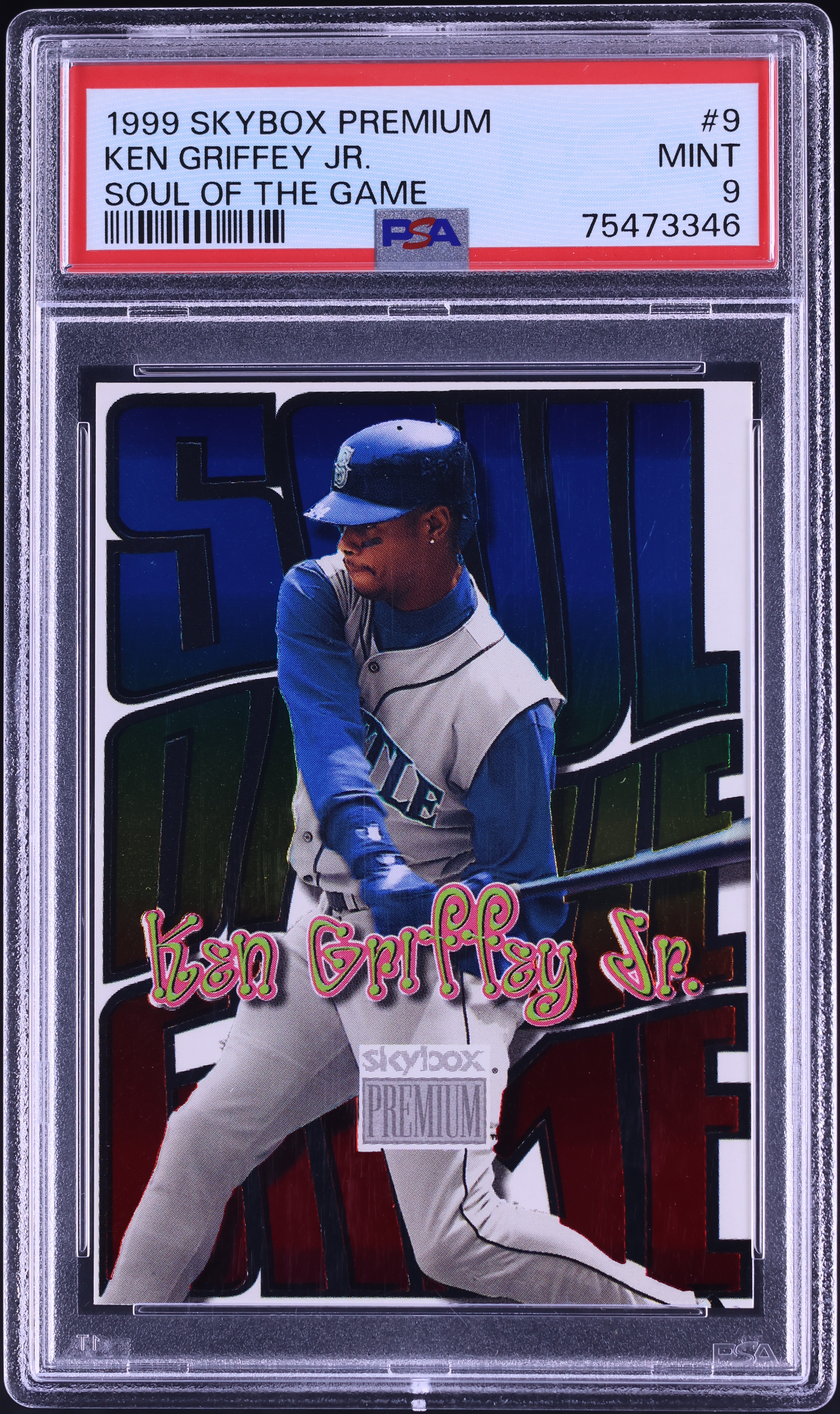1999 Skybox Premium Soul Of The Game Ken Griffey Jr. #9 PSA 9 MINT