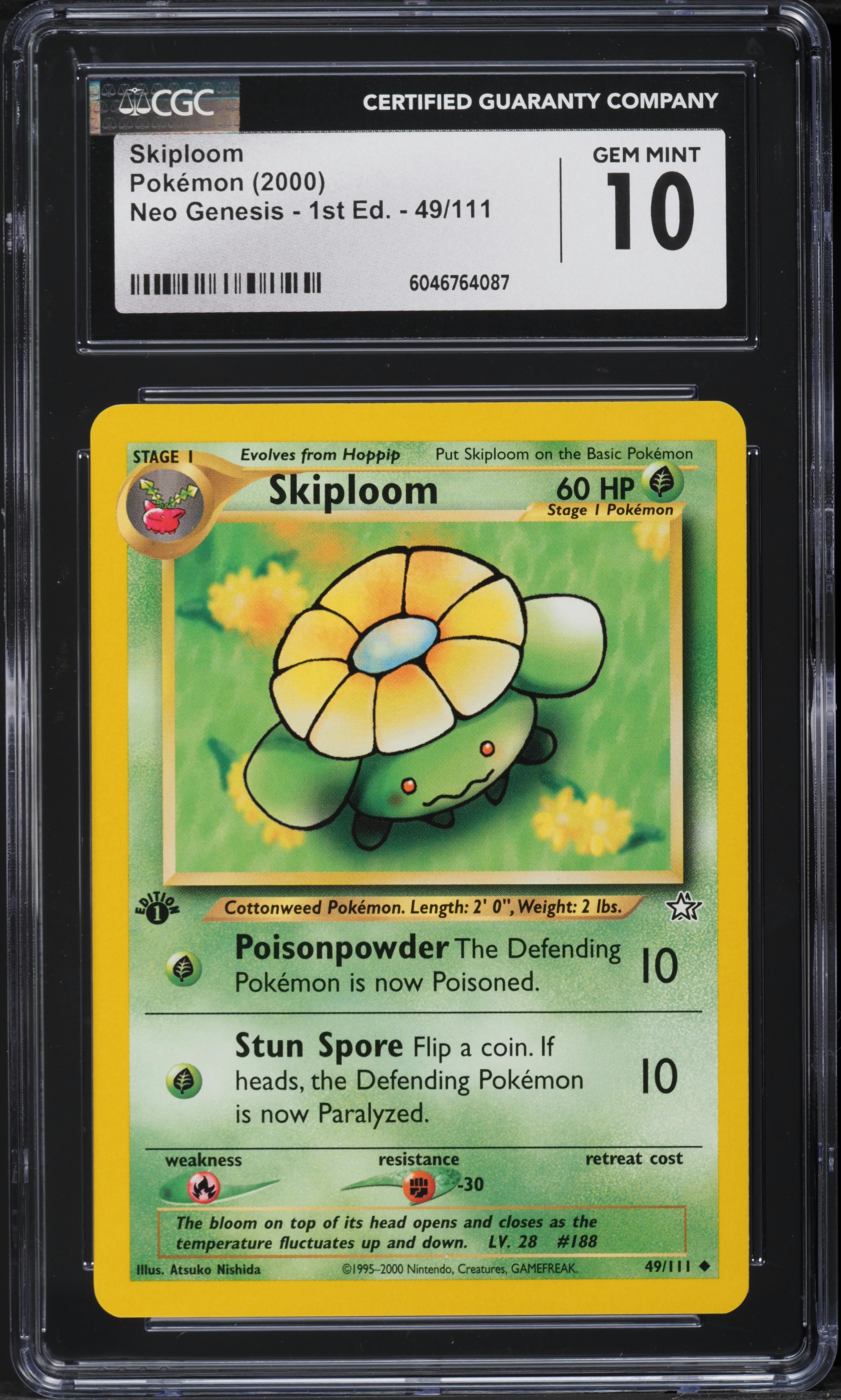 skiploom pokemon card value THE COMPANY INTERNATIONAL Single 003/203 Reverse Holo EVOLVING SKIES Toys & Games The Defending Pokemon is now affected by that Special Condition. Skiploom 2/124 - Pokemon Dragons