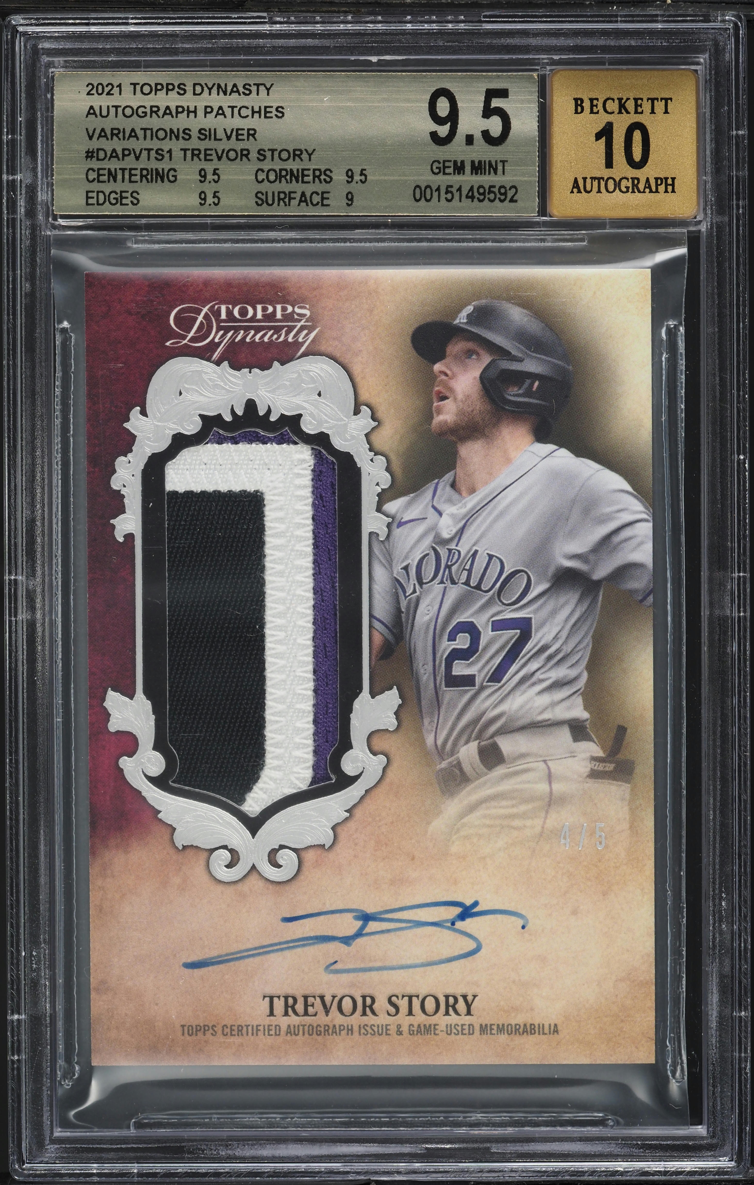 5/5] 15 TOPPS DYNASTY Nomar Garciaparra MLB PATCH Auto 究極