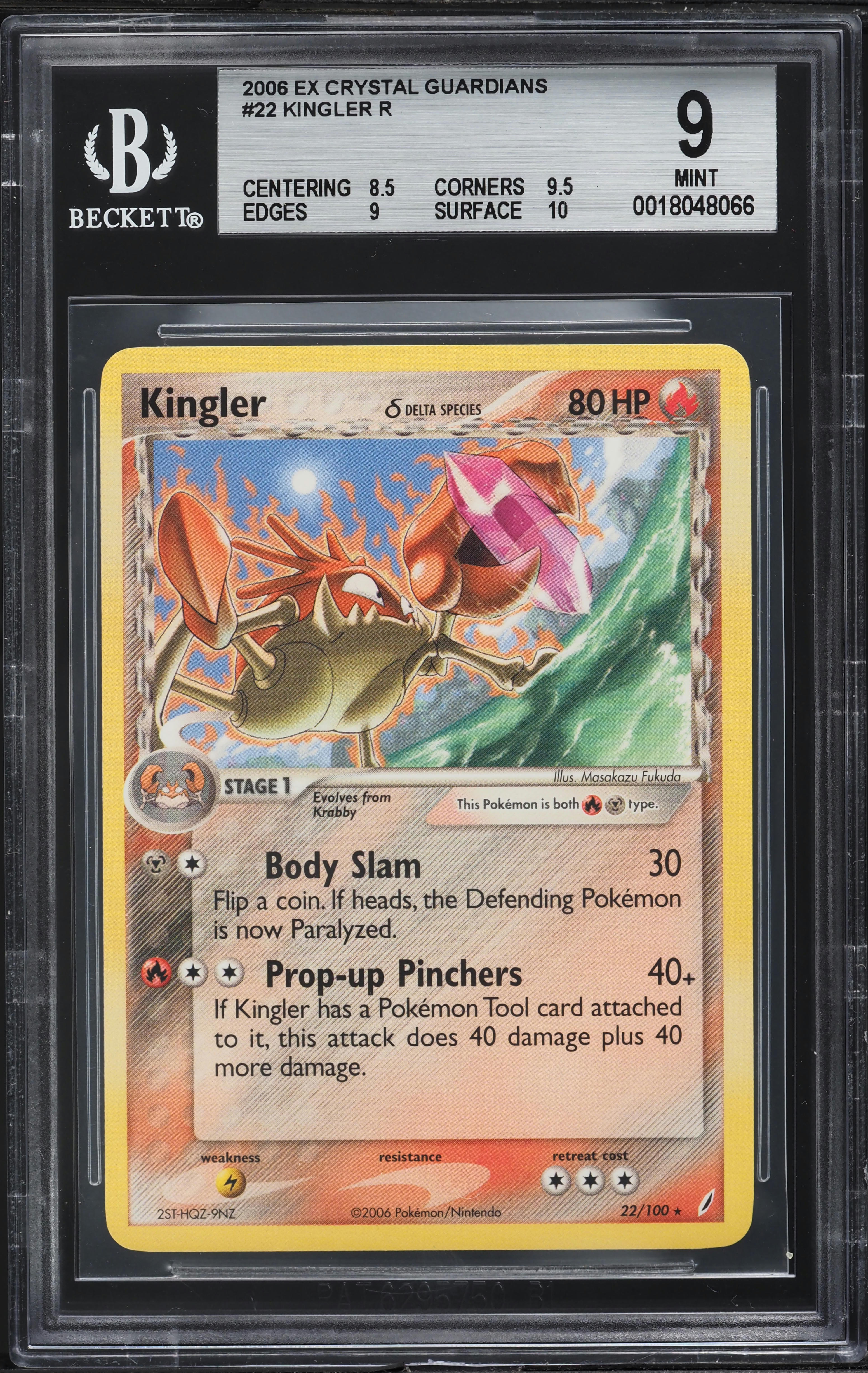 pokemon kingler card Kingler 99
